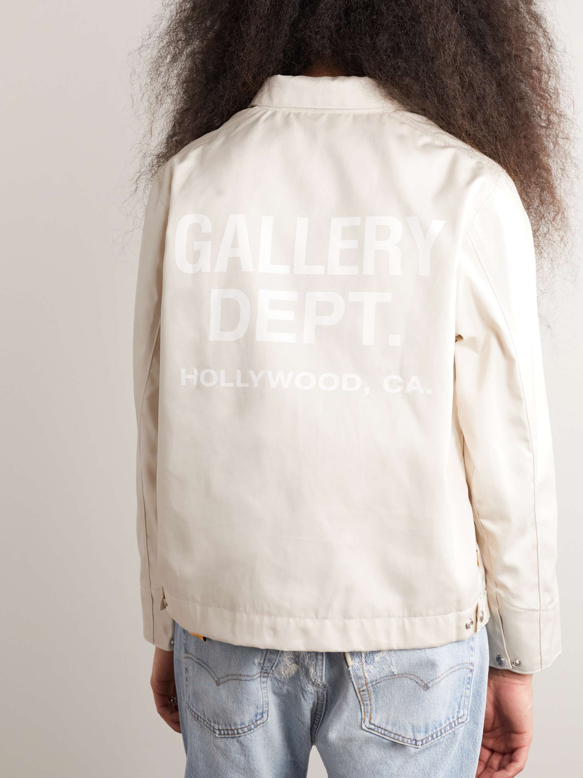 GALLERY DEPT. Montecito Logo-Print Cotton-Twill Jacket