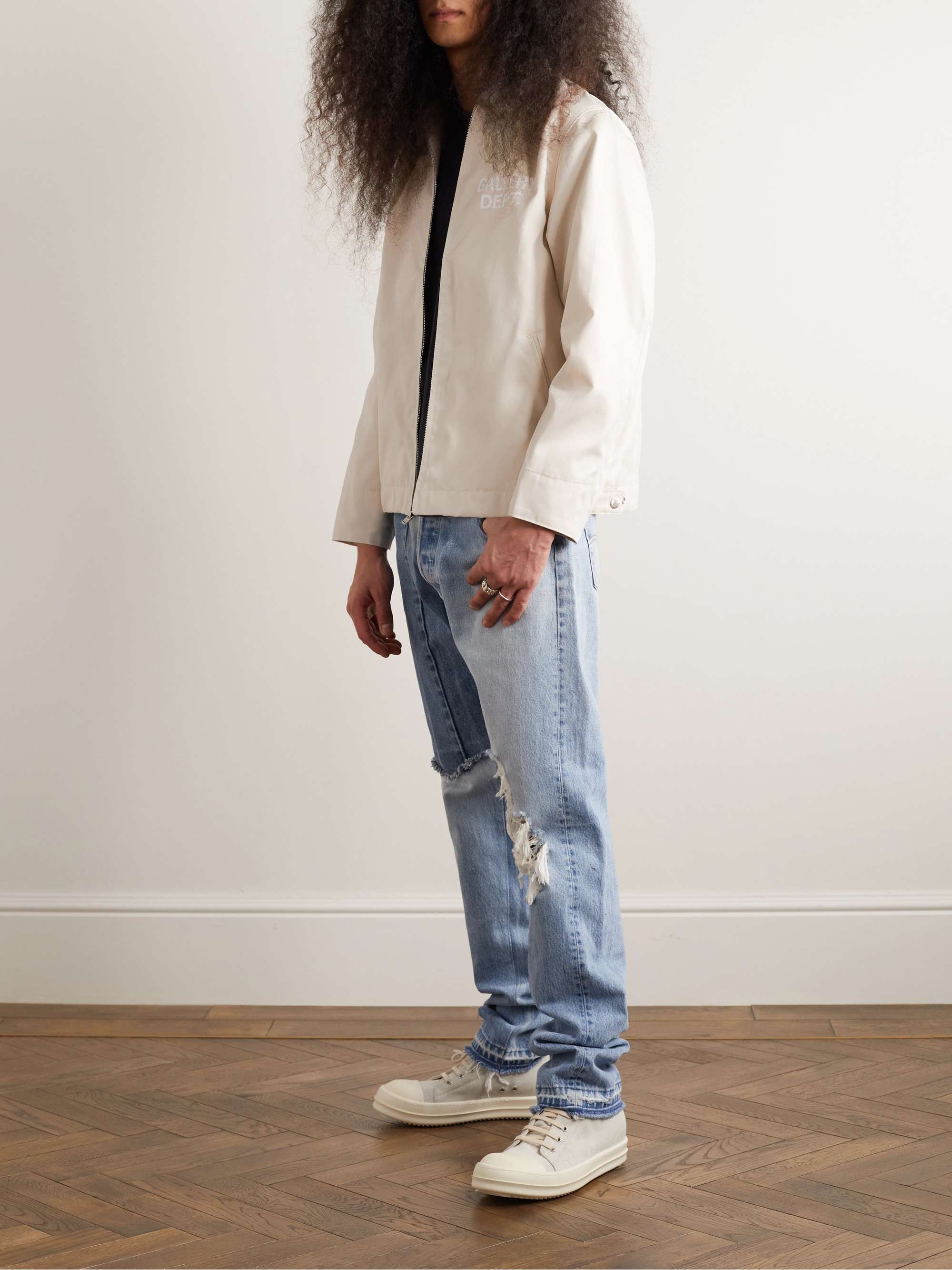 GALLERY DEPT. Montecito Logo-Print Cotton-Twill Jacket