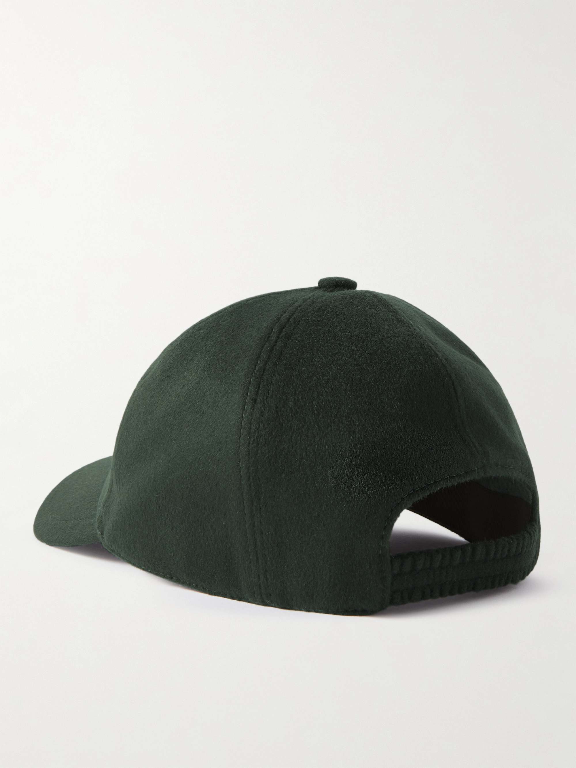 LORO PIANA Logo-Embroidered Storm System® Baby Cashmere Baseball Cap