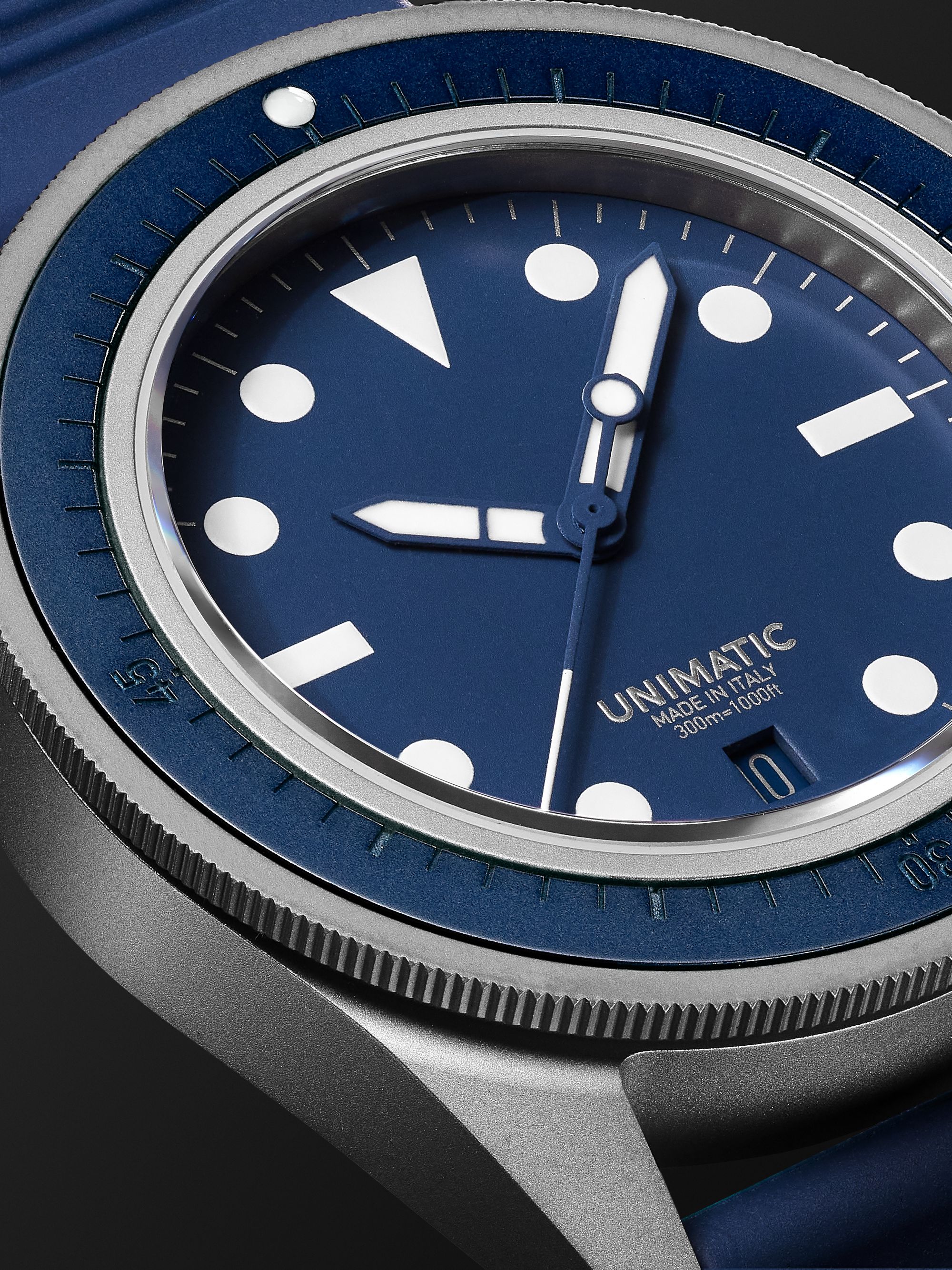 UNIMATIC Model One Limited Edition Automatic 40mm Titanium and TPU Watch, Ref. No. U1S-T-MP