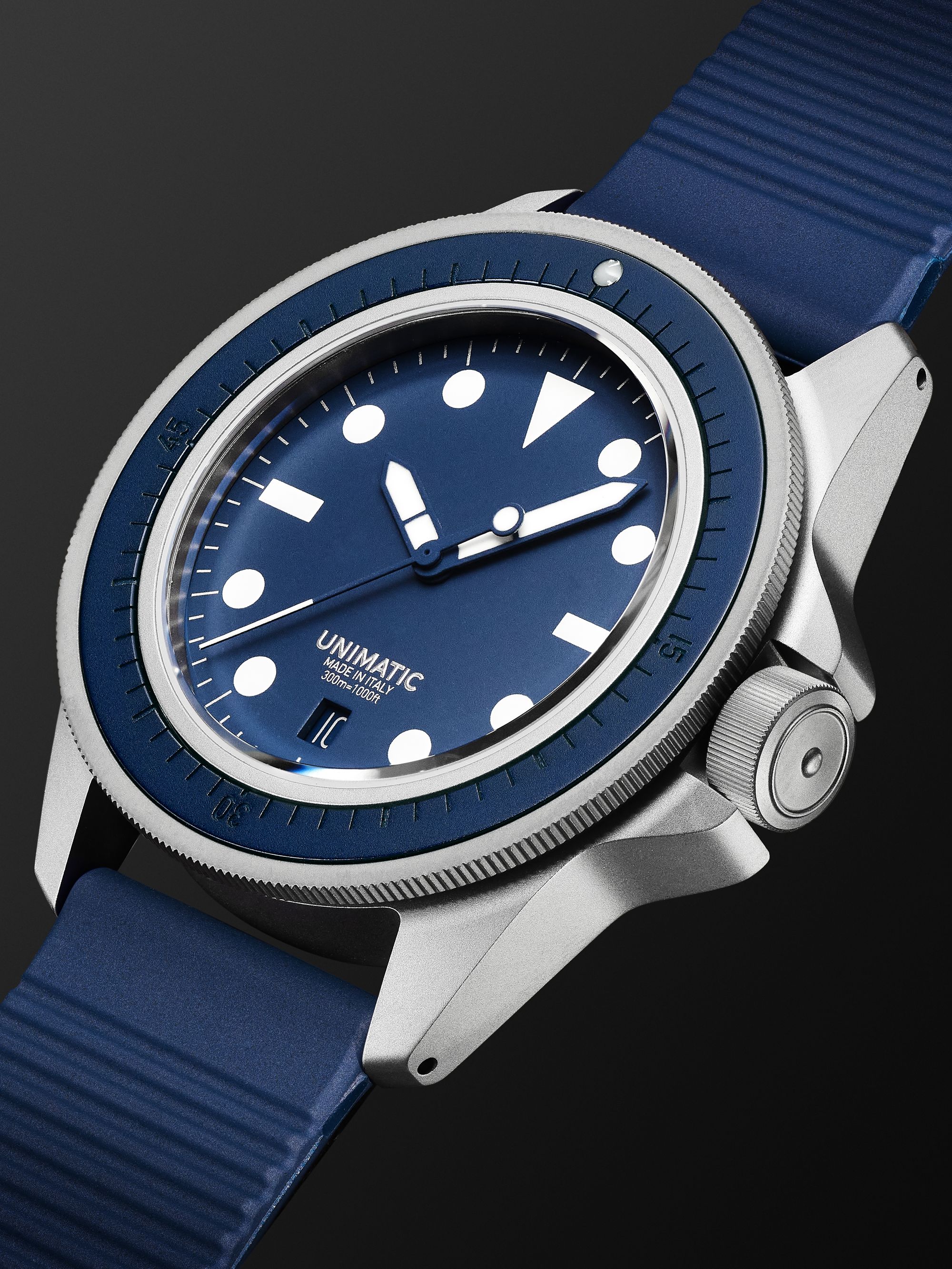 UNIMATIC Model One Limited Edition Automatic 40mm Titanium and TPU Watch, Ref. No. U1S-T-MP