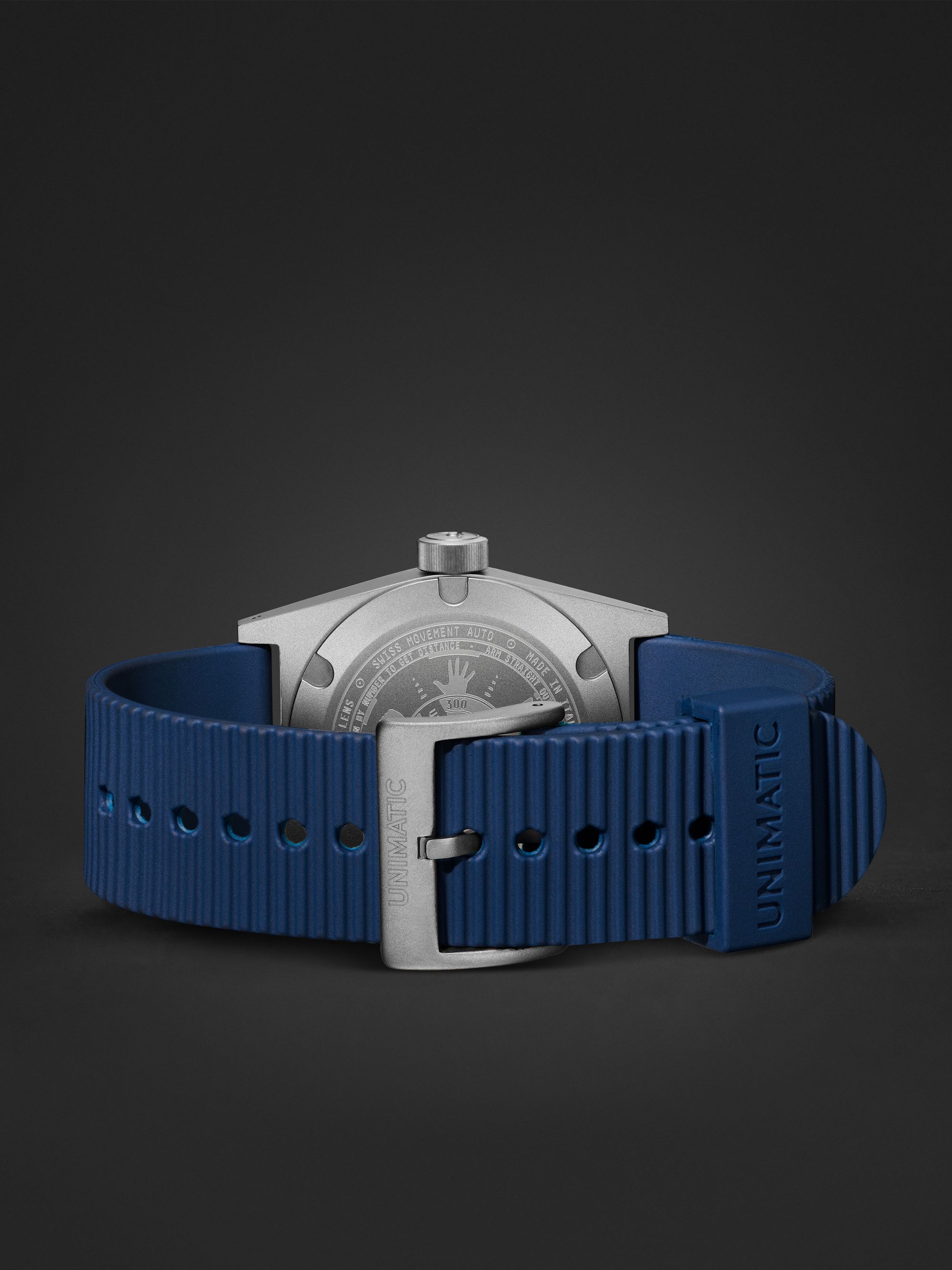 UNIMATIC Model Two Limited Edition Automatic 38mm Titanium and TPU Watch, Ref. No. U2S-T-MP