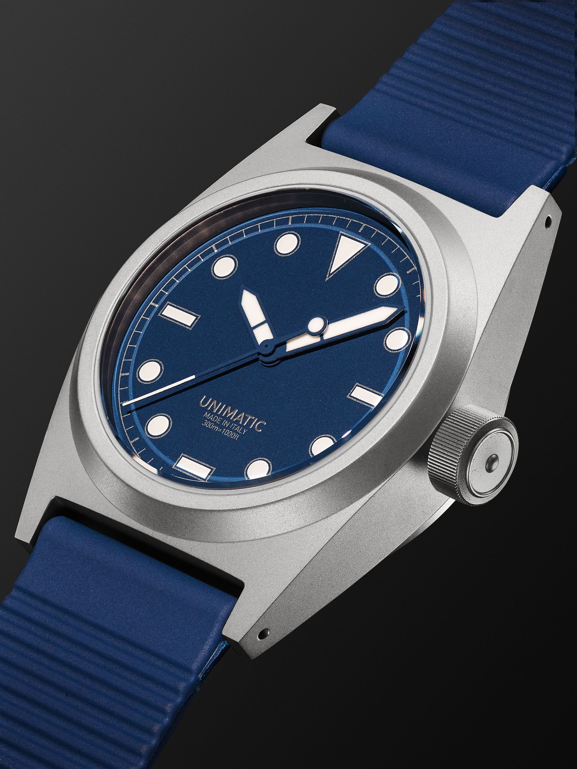 UNIMATIC Model Two Limited Edition Automatic 38mm Titanium and TPU Watch, Ref. No. U2S-T-MP