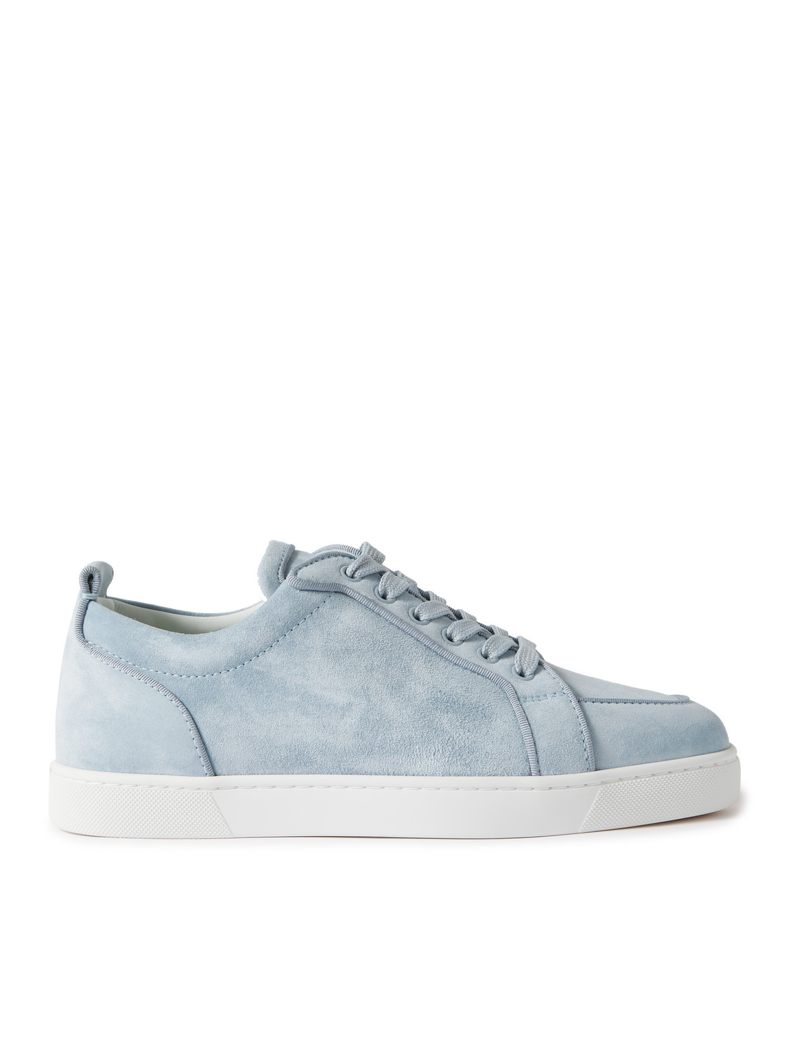 Christian Louboutin Rantulow Suede Trainers In Blue