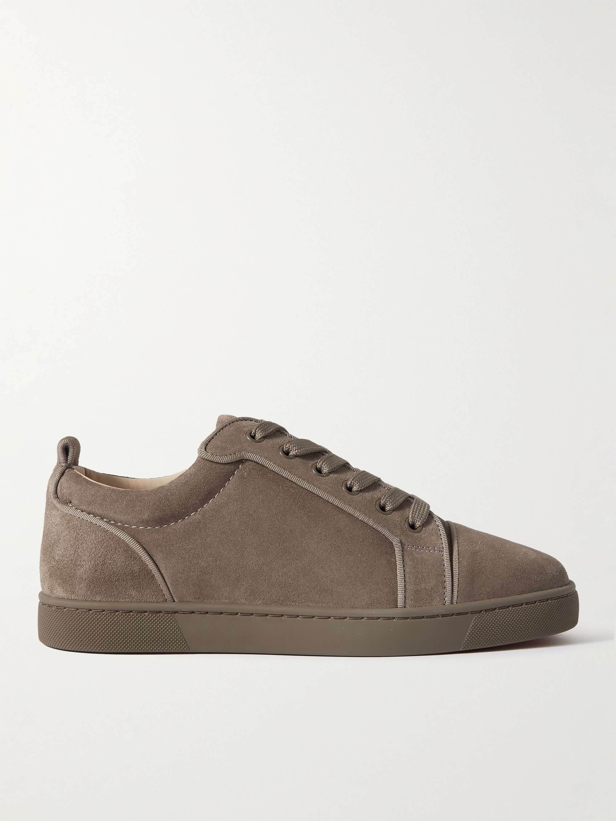 CHRISTIAN LOUBOUTIN Louis Junior Suede Sneakers for Men