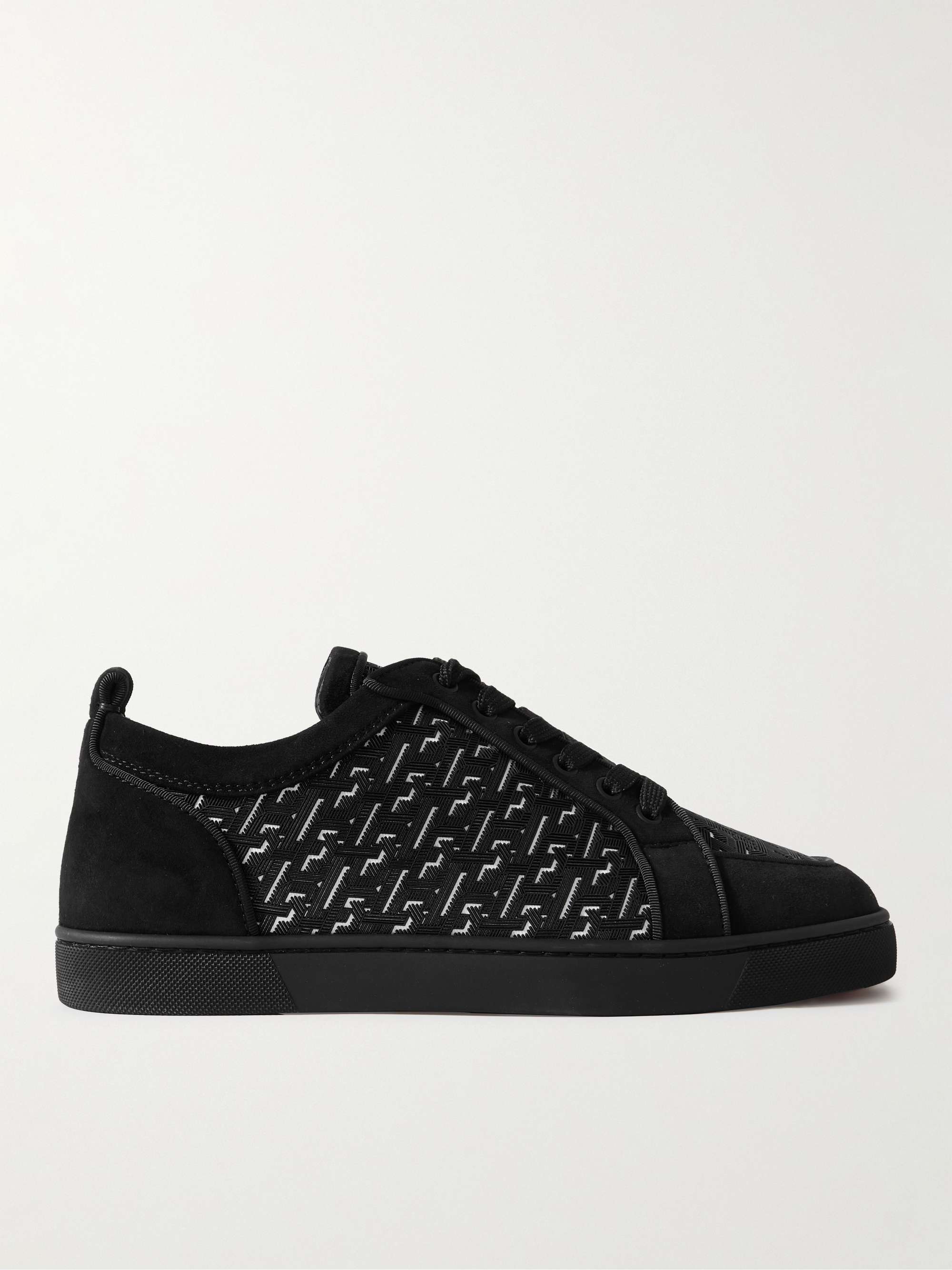 Christian Louboutin, Shoes, Black And Gold Christian Louboutin Men  Sneakers