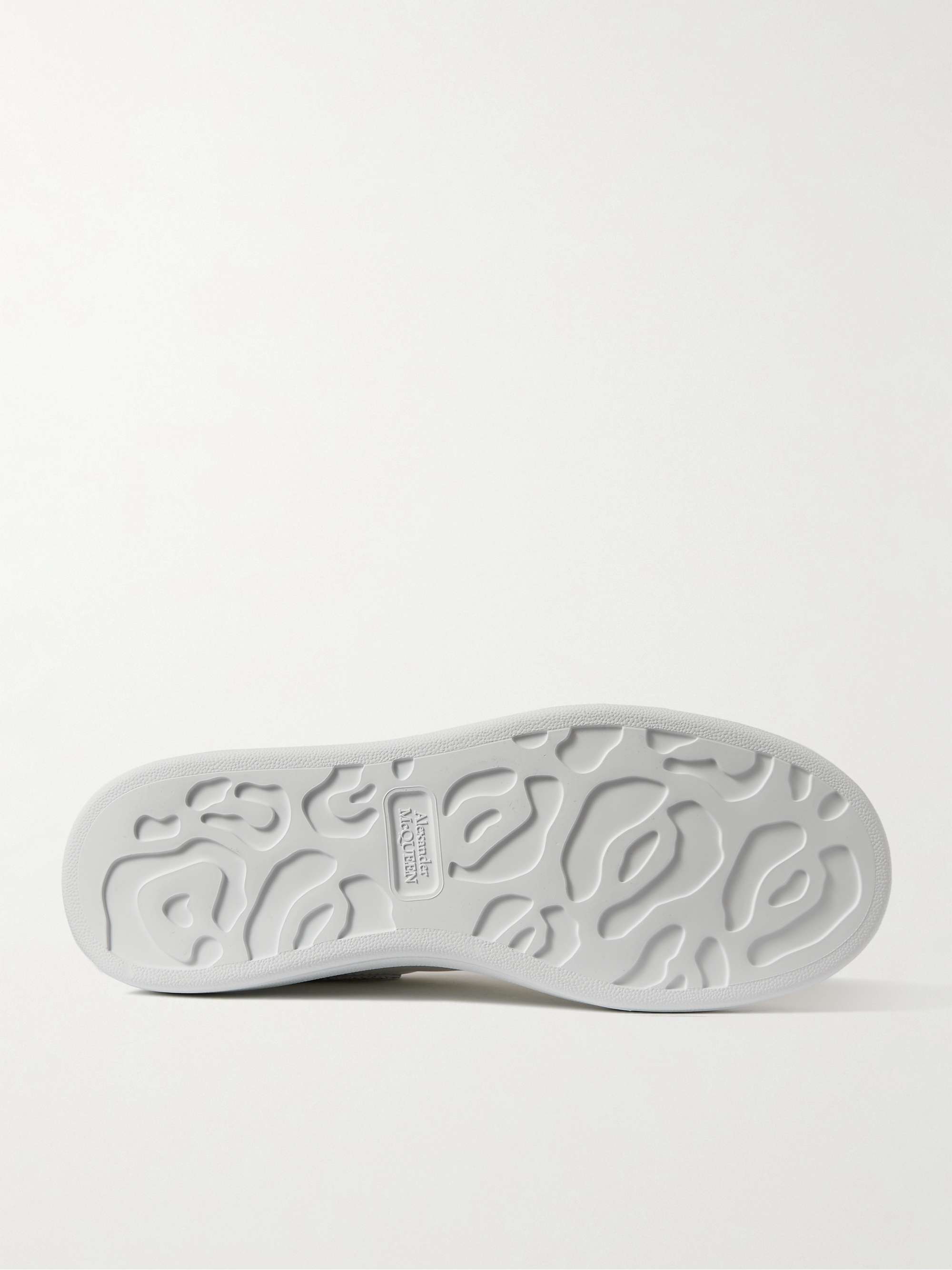 ALEXANDER MCQUEEN Printed Exaggerated-Sole Leather Sneakers