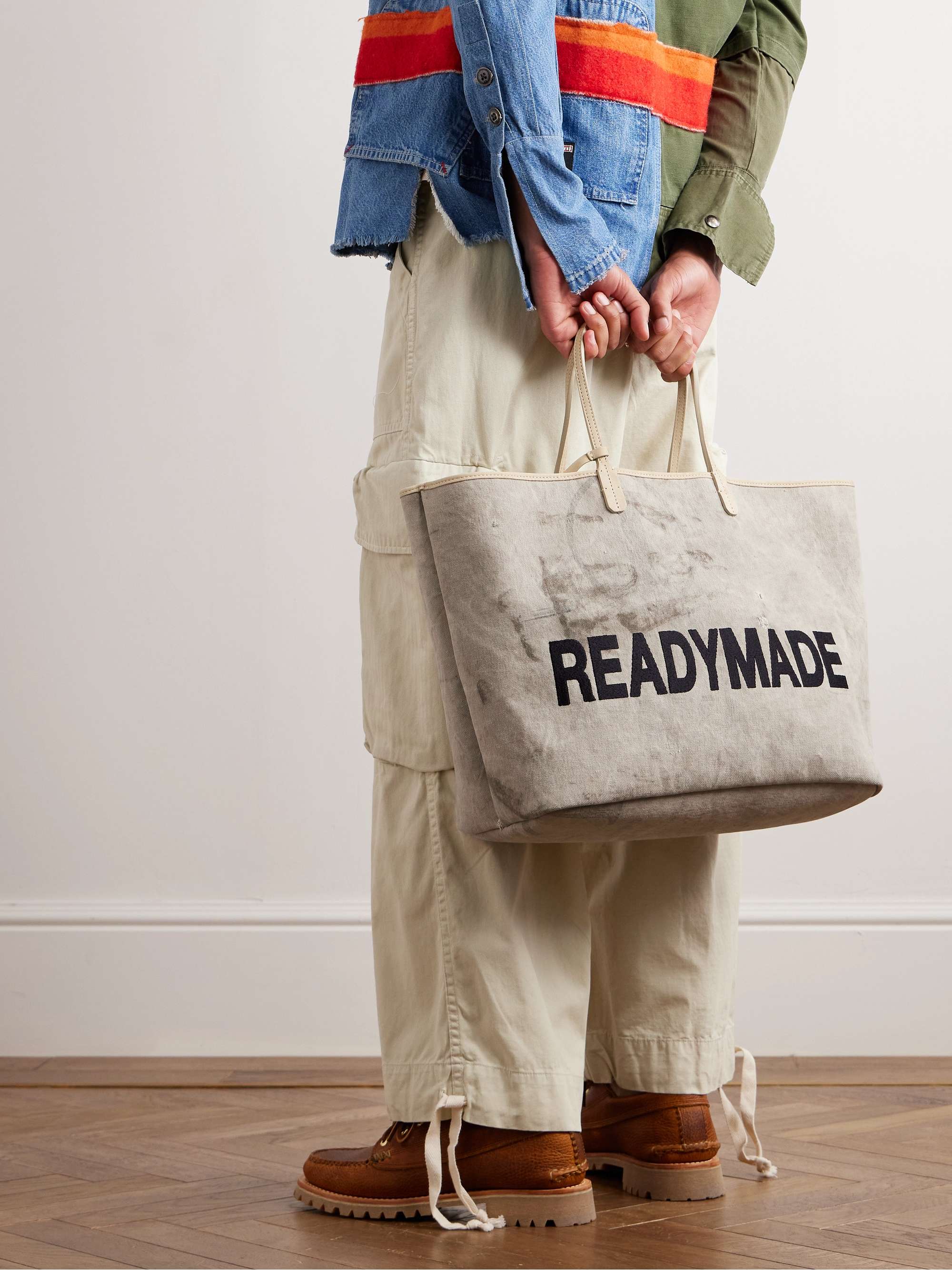 READYMADE  EASY TOTE LARGE / WHT