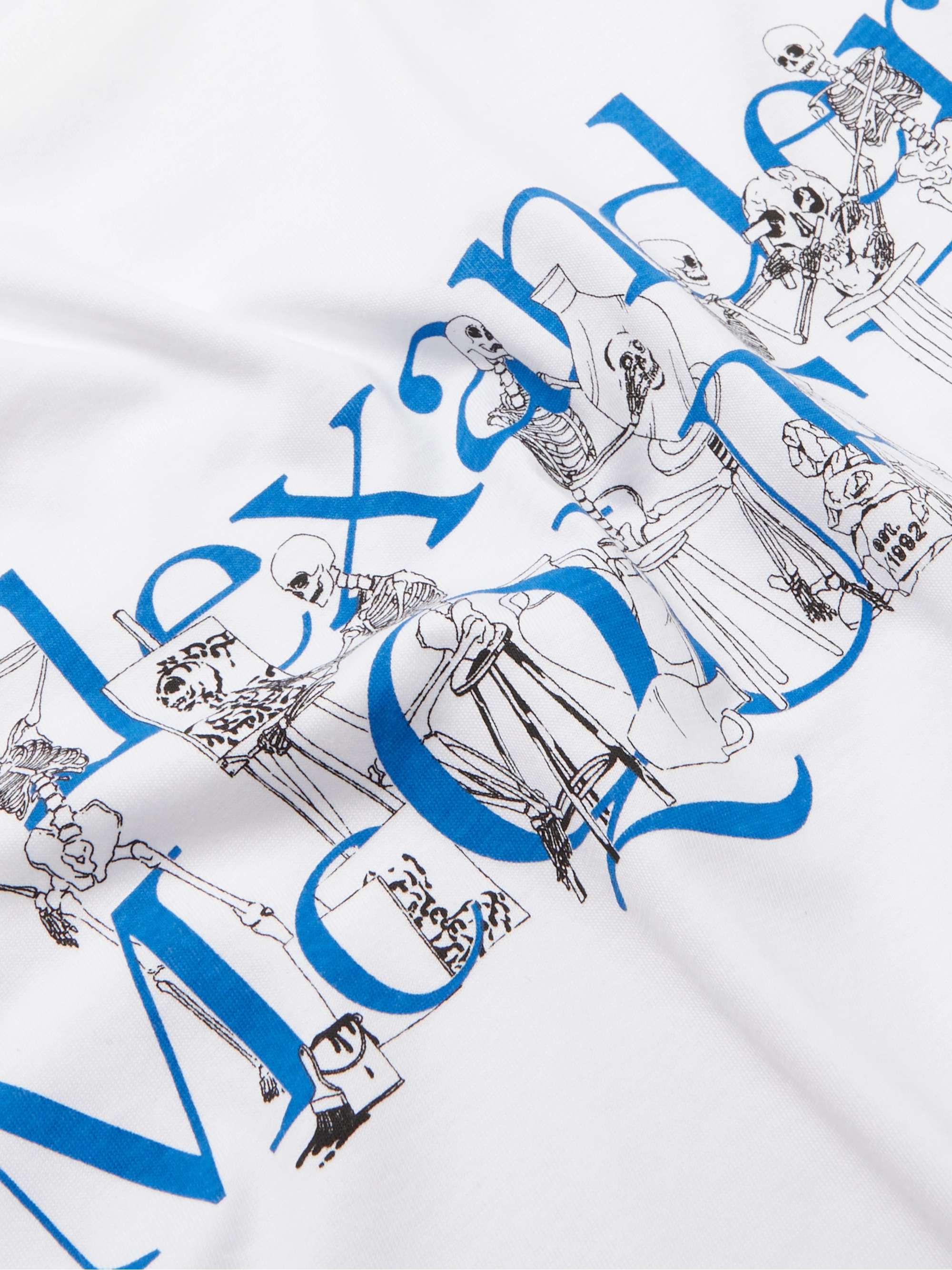 ALEXANDER MCQUEEN Logo-Print Cotton-Jersey T-Shirt