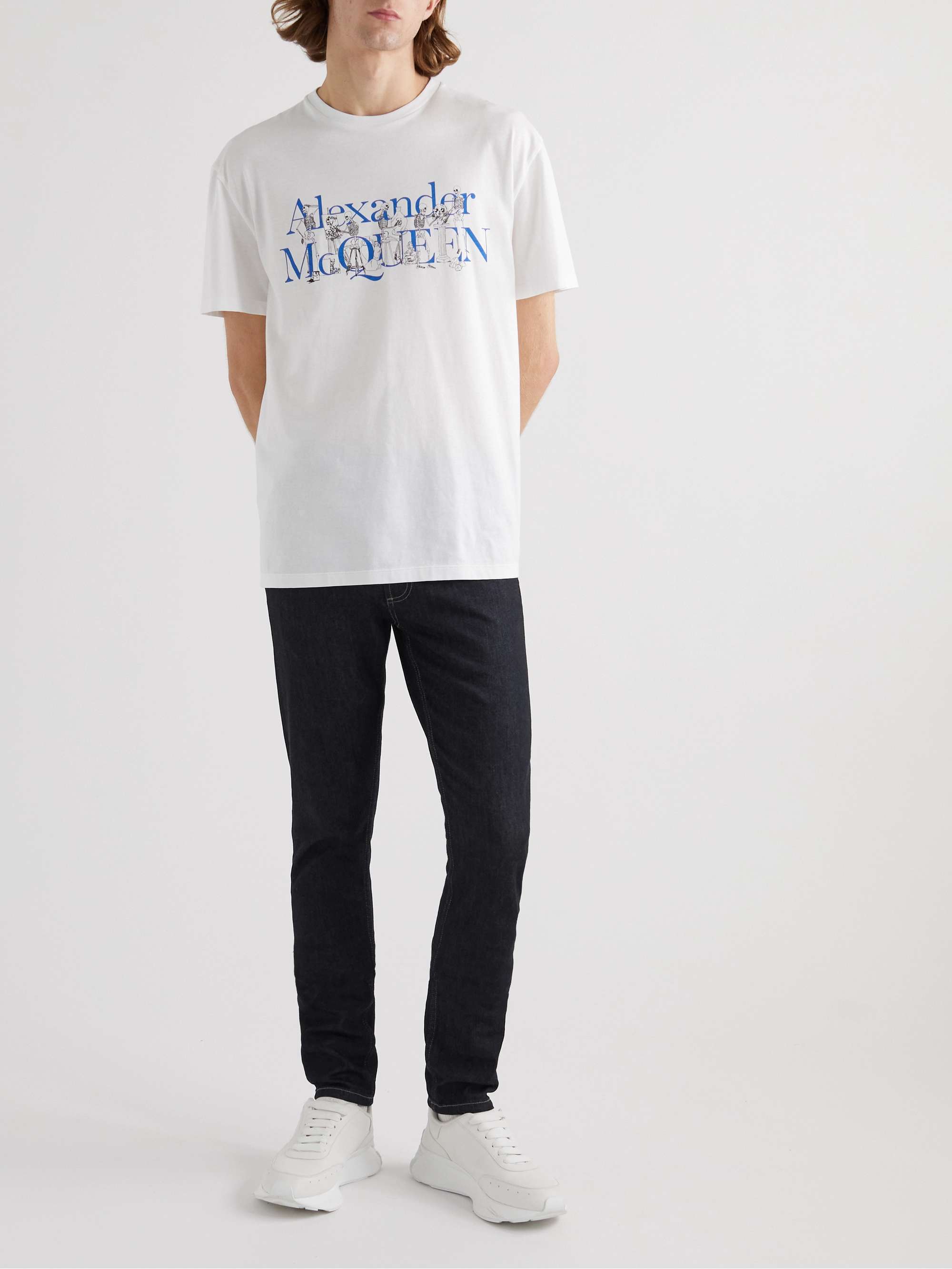 ALEXANDER MCQUEEN Logo-Print Cotton-Jersey T-Shirt