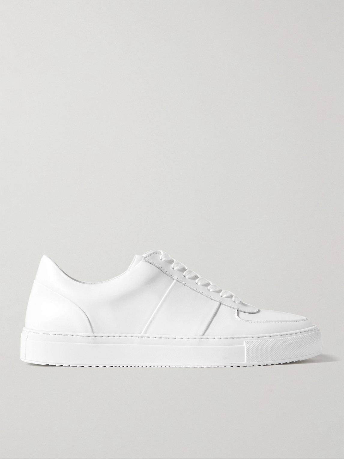 Mr P Larry Leather Sneakers In White