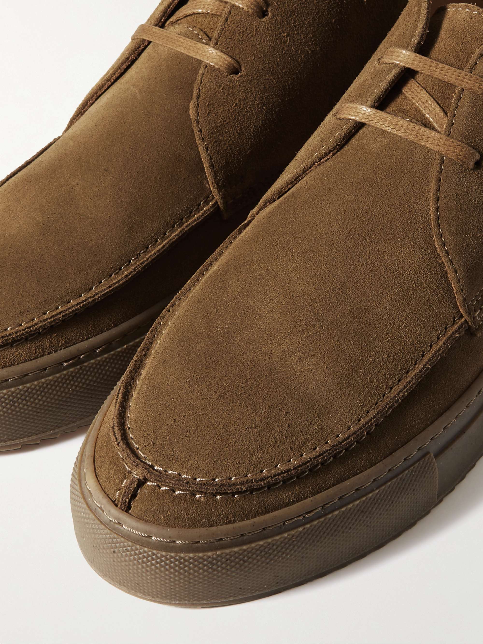 MR P. Larry Split-Toe Regenerated Suede by evolo® Chukka Boots