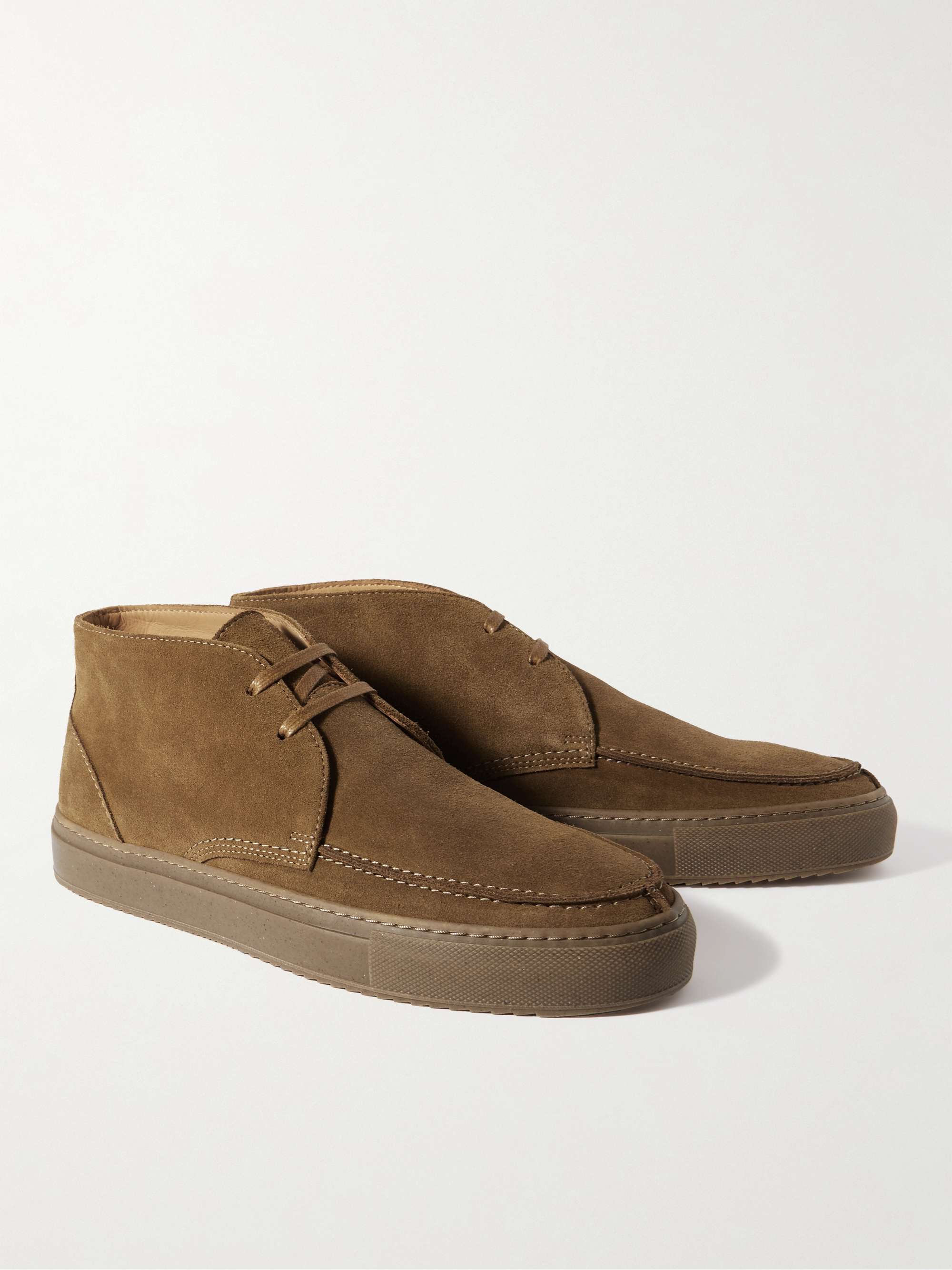 MR P. Larry Split-Toe Regenerated Suede by evolo® Chukka Boots