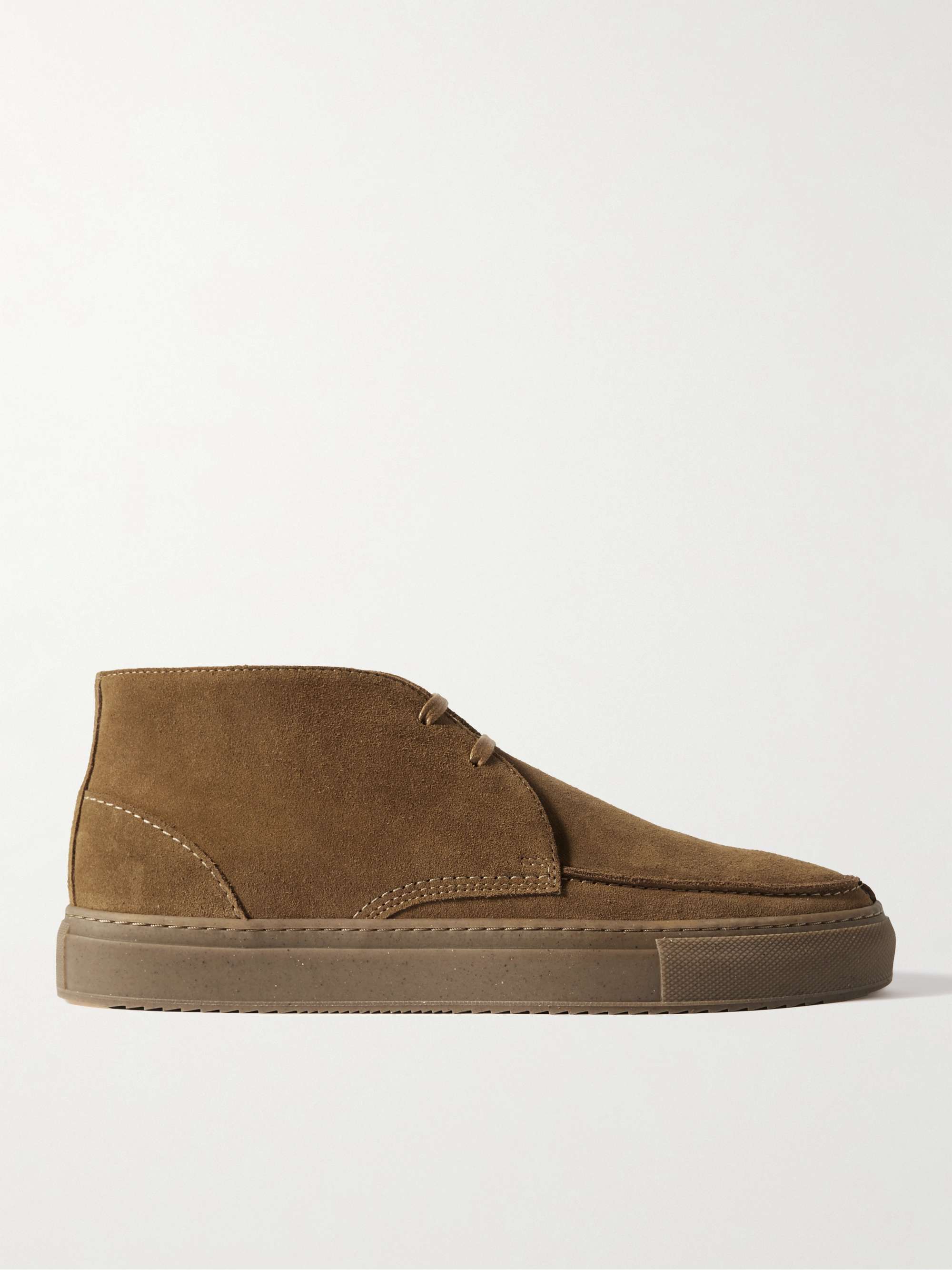 MR P. Larry Split-Toe Regenerated Suede by evolo® Chukka Boots