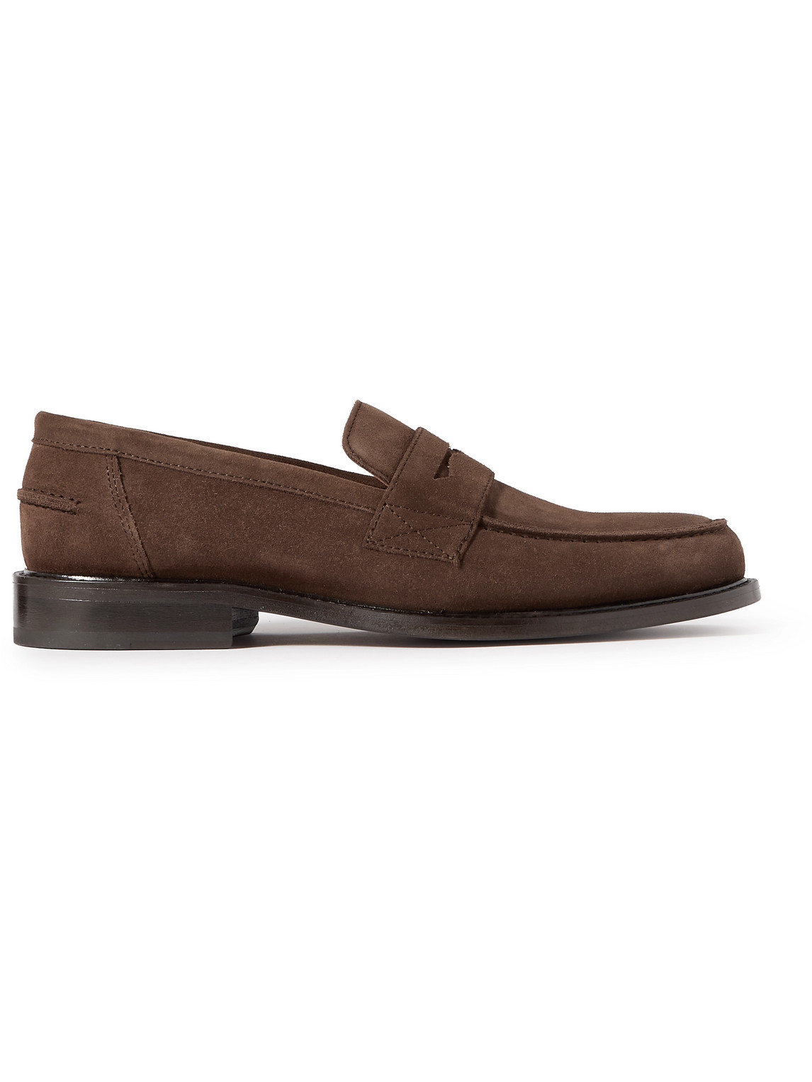 Mr P Suede Loafers In Brown