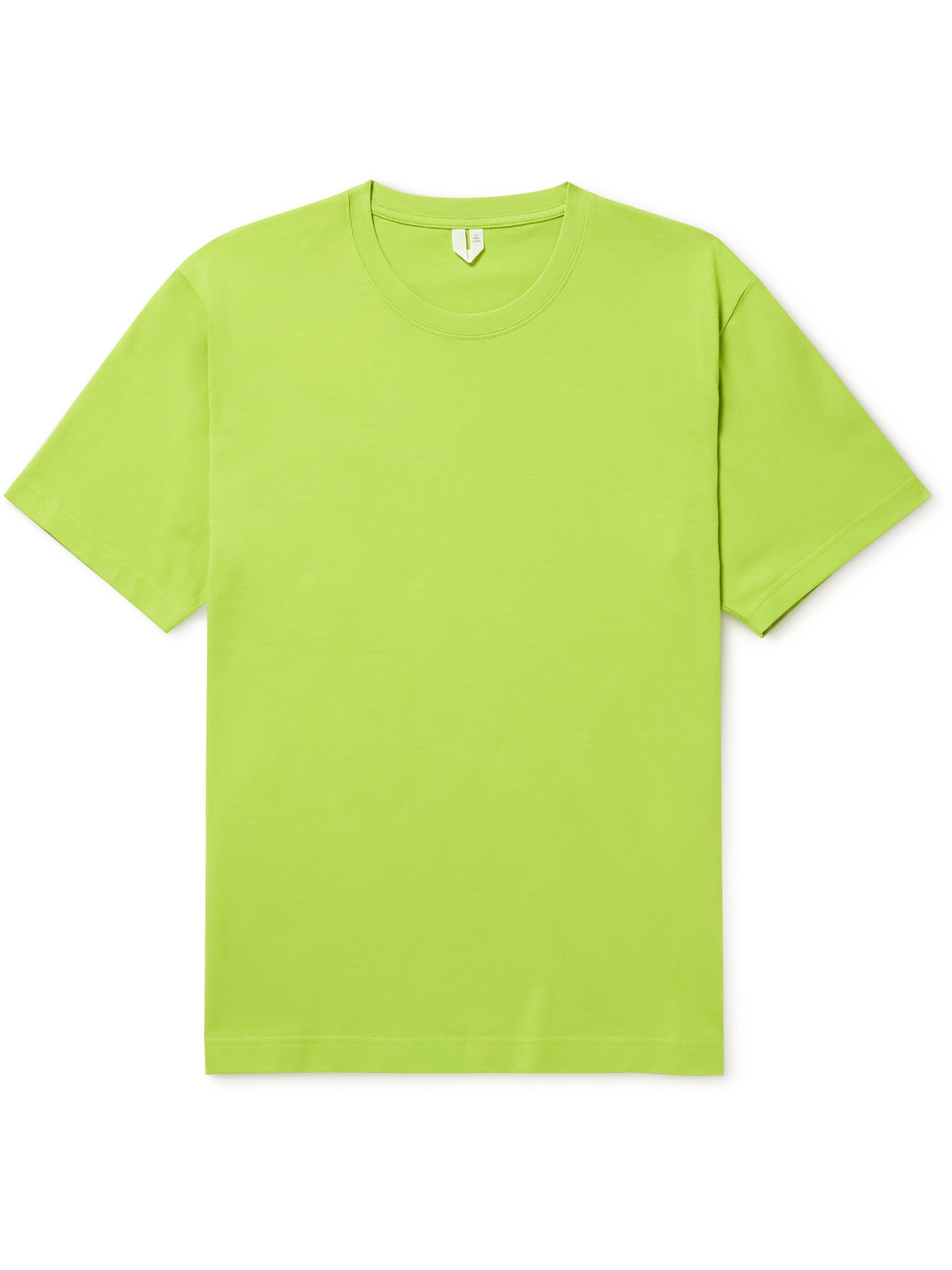 Arket Niko Organic Cotton-jersey T-shirt In Green