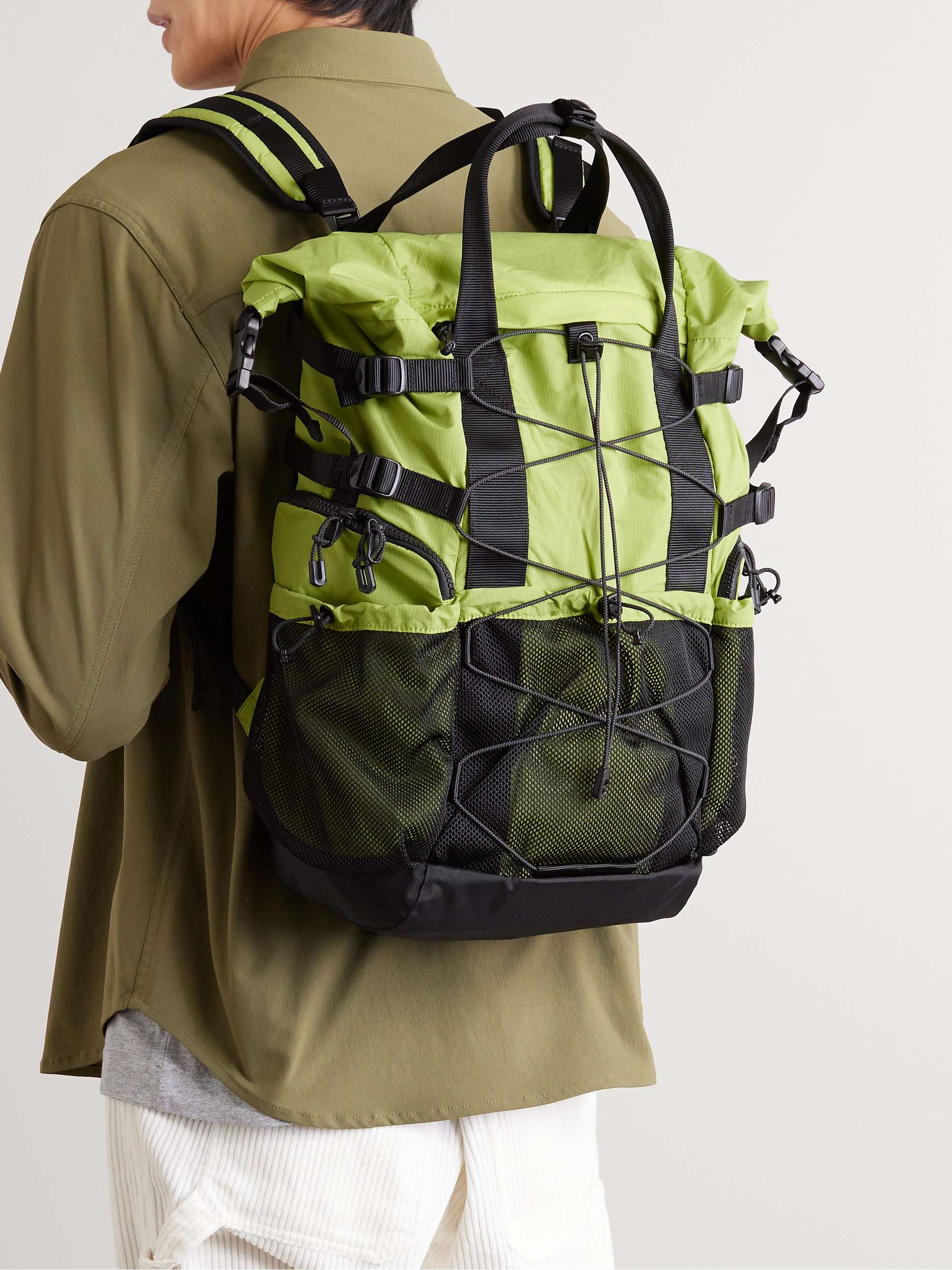 ARKET Irvin Webbing and Mesh-Trimmed Ripstop Backpack for Men | MR PORTER