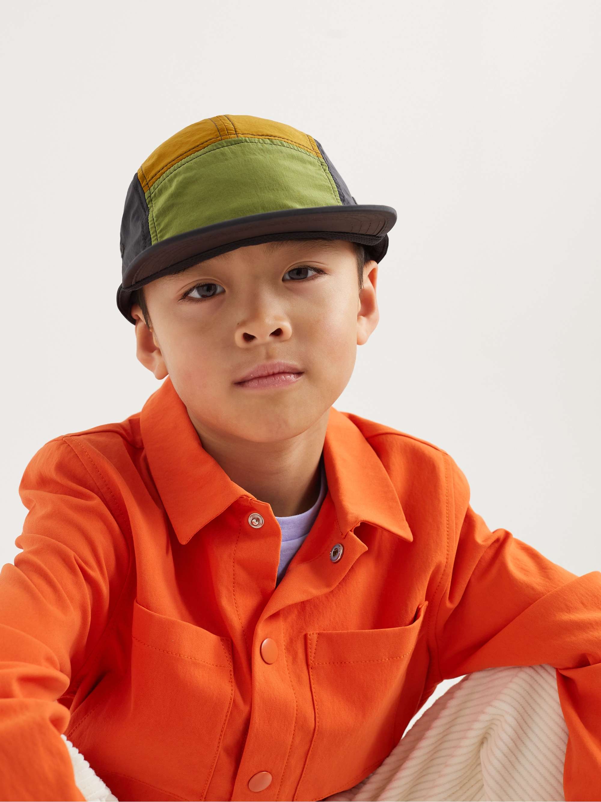 ARKET KIDS Rikard Colour-Block Recycled-Shell Cap