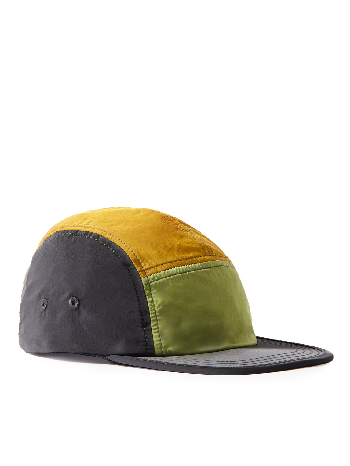 Rikard Colour-Block Recycled-Shell Cap