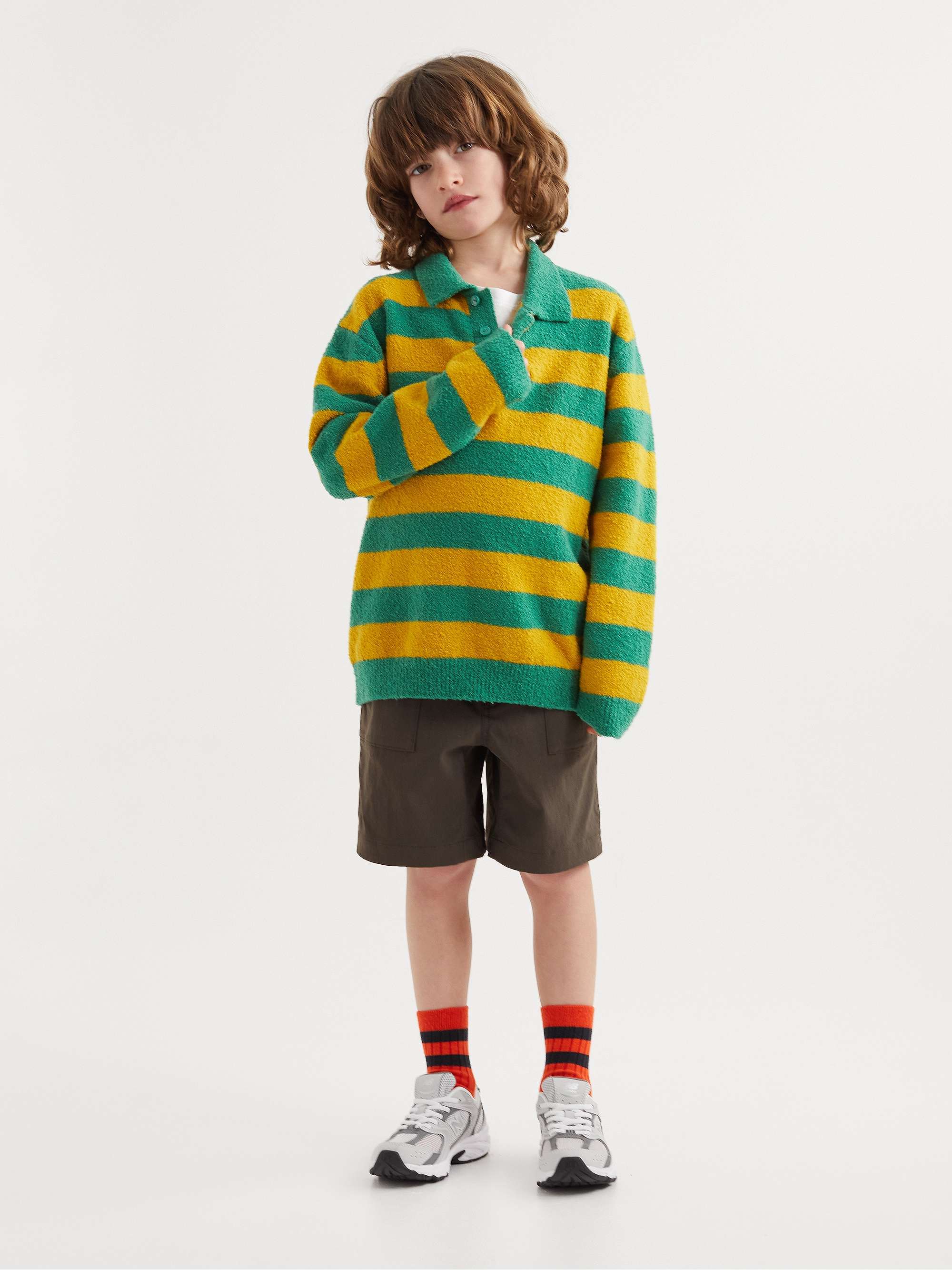 ARKET KIDS Ralph Stretch Recycled Twill Chino Shorts