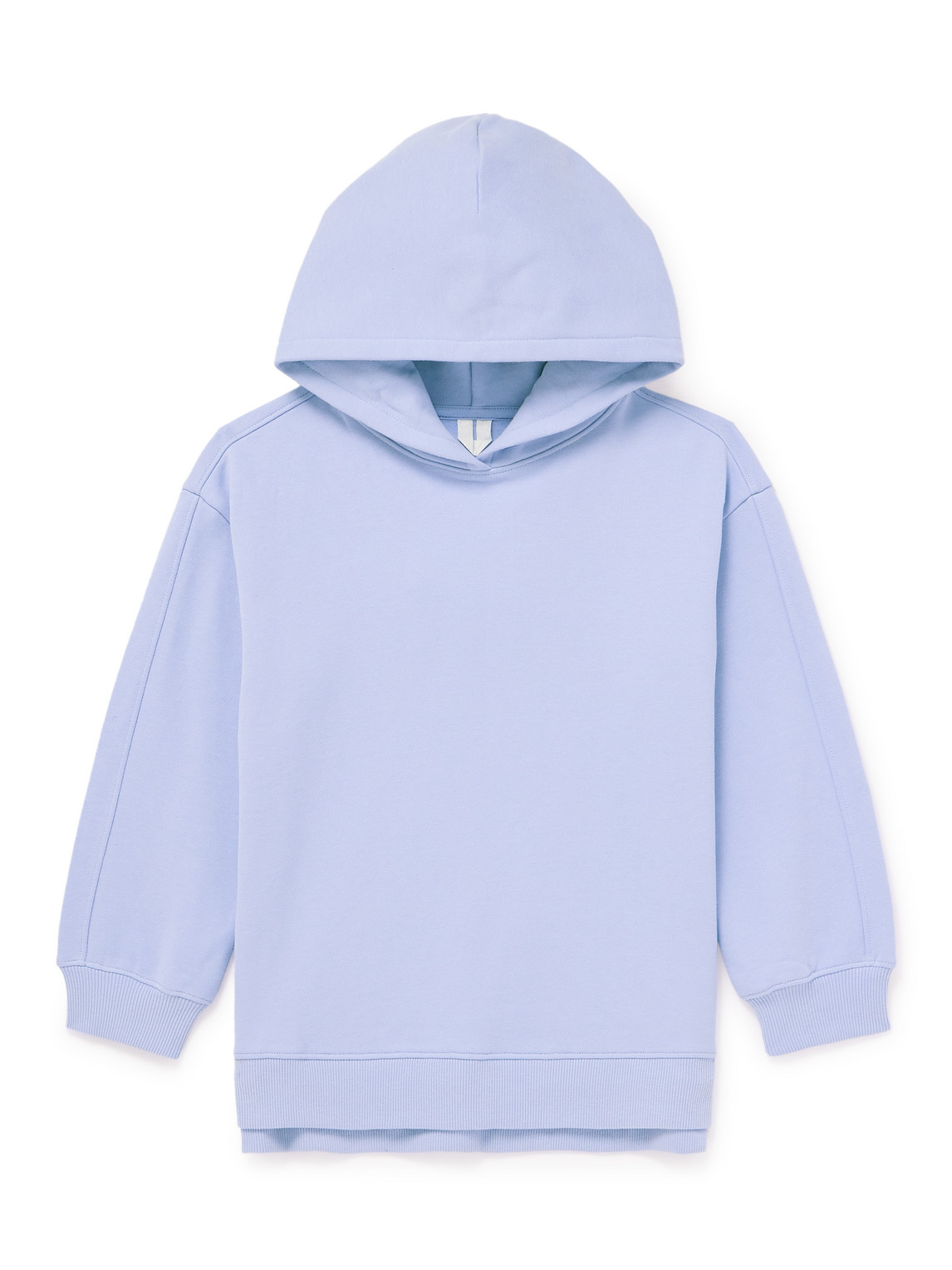 Arket Kids' Arlo Fleece-back Organic Cotton-jersey Hoodie In Purple