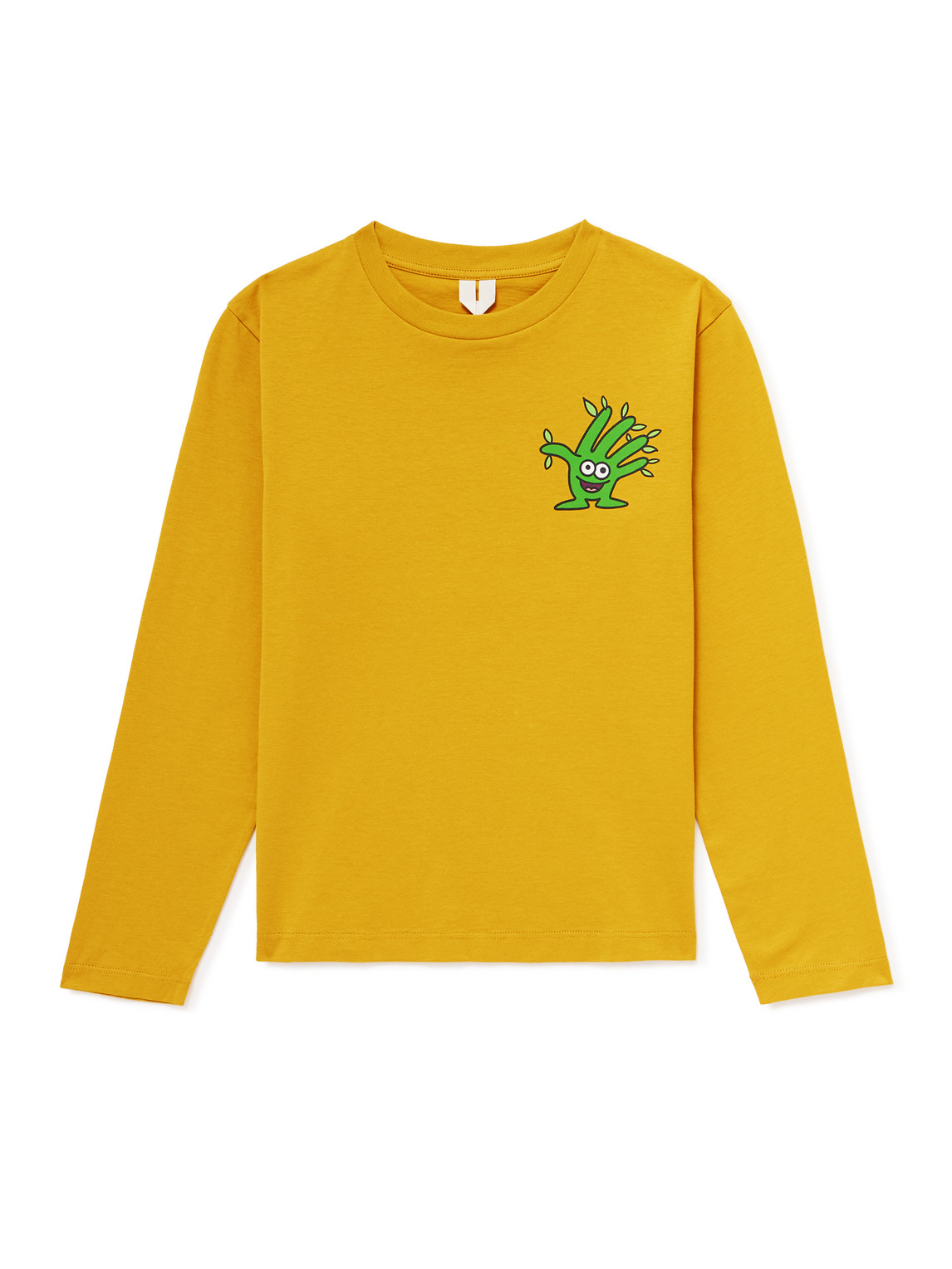 Arket Kids' Milo Printed Organic Cotton-jersey T-shirt In Yellow