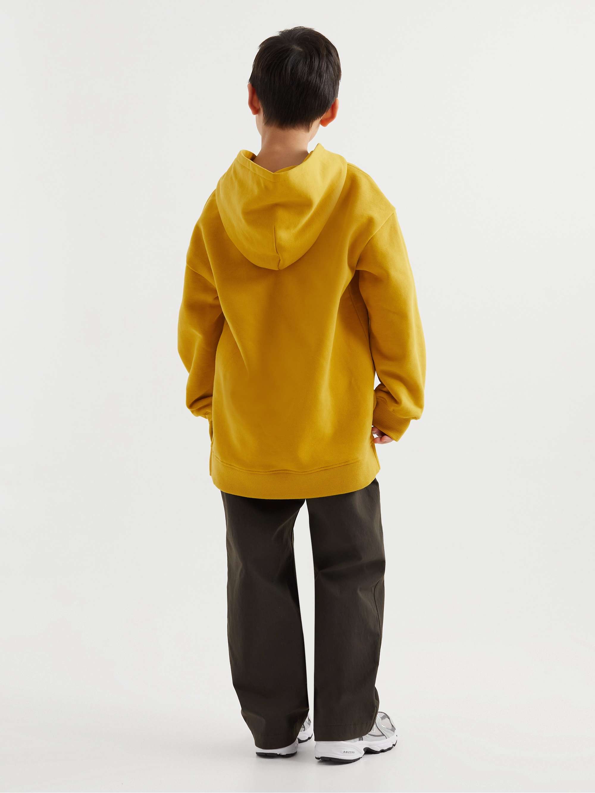 ARKET KIDS Arlo Fleece-Back Organic Cotton-Jersey Hoodie