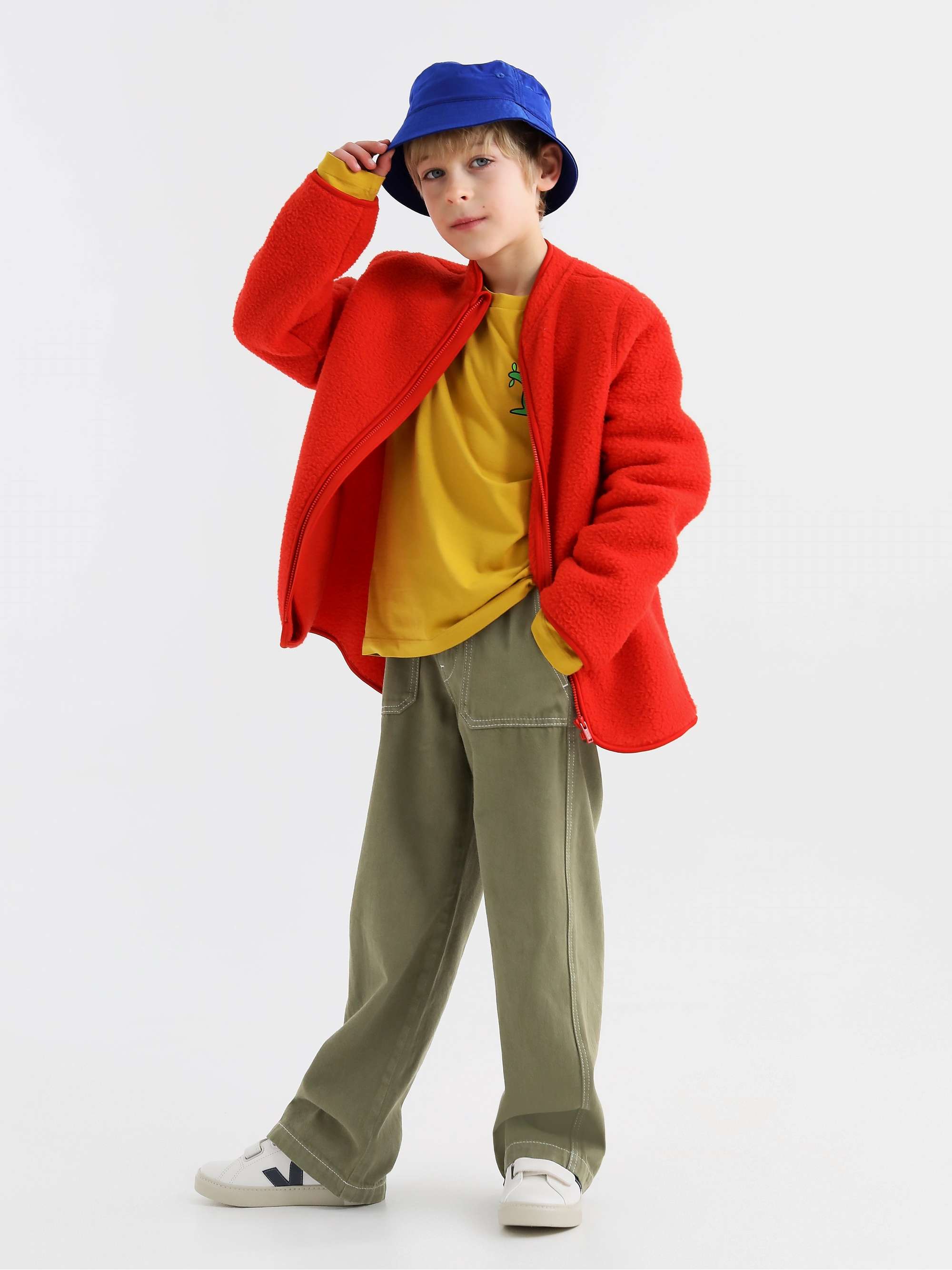 ARKET KIDS Barney Organic Cotton-Twill Trousers