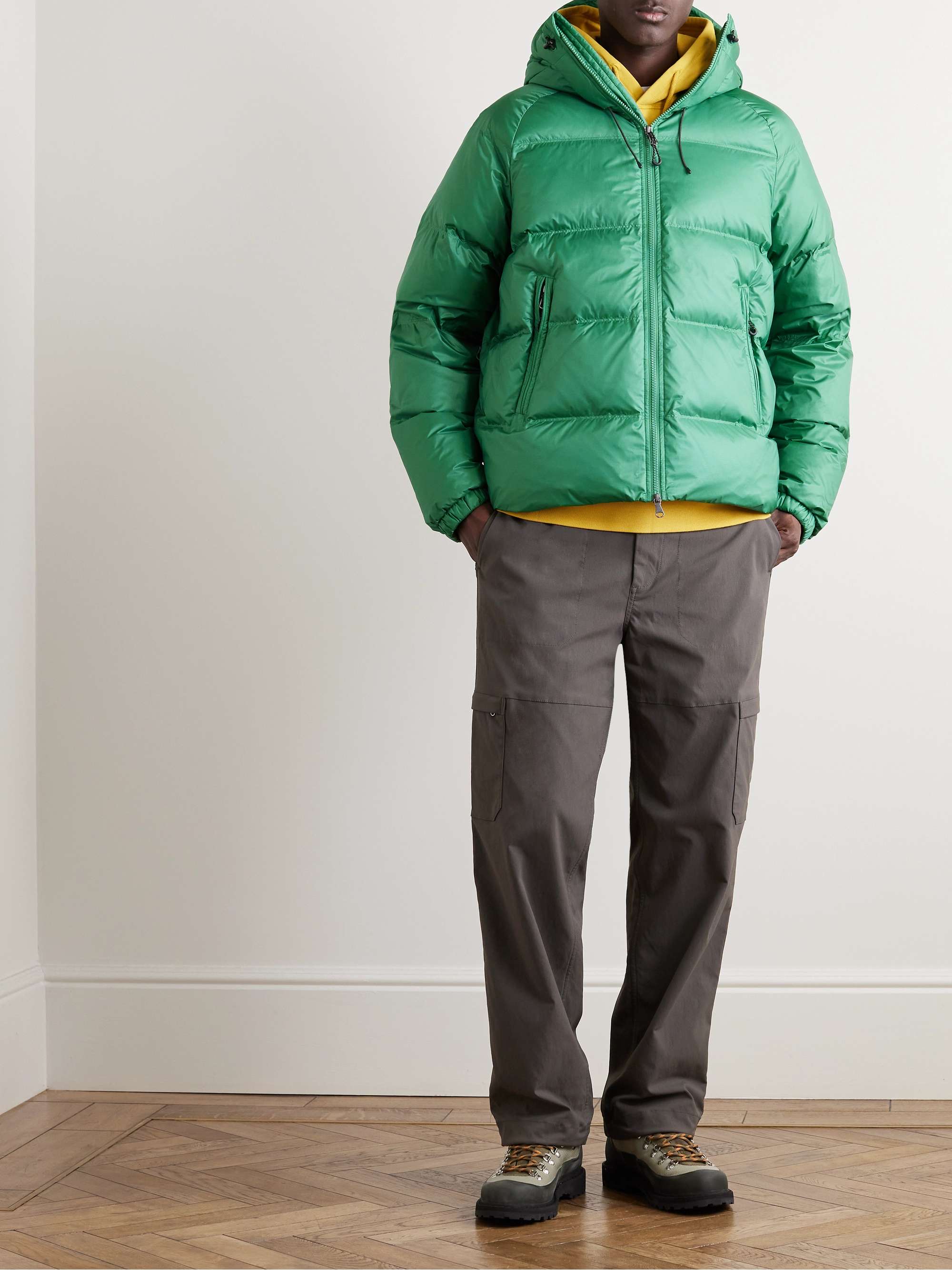 ARKET Rubin Quilted Recycled-Ripstop Hooded Jacket