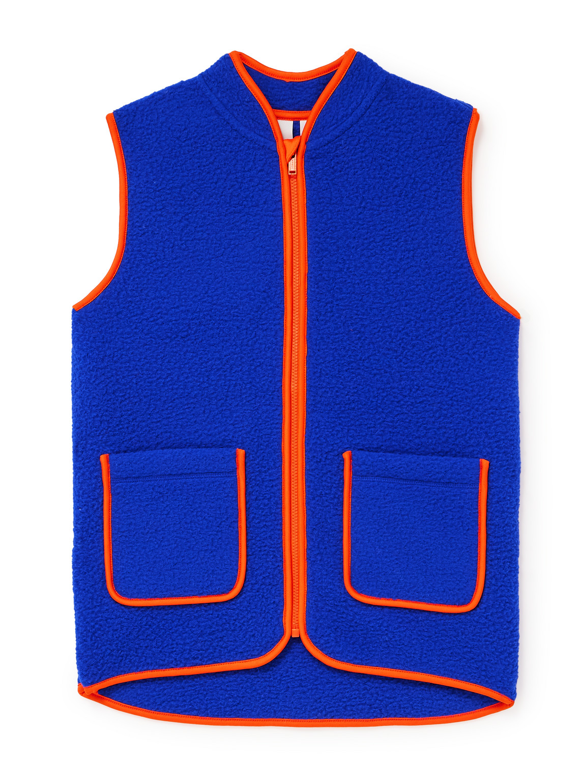 Arket Kids' Oddbjorn Recycled-fleece Gilet In Blue