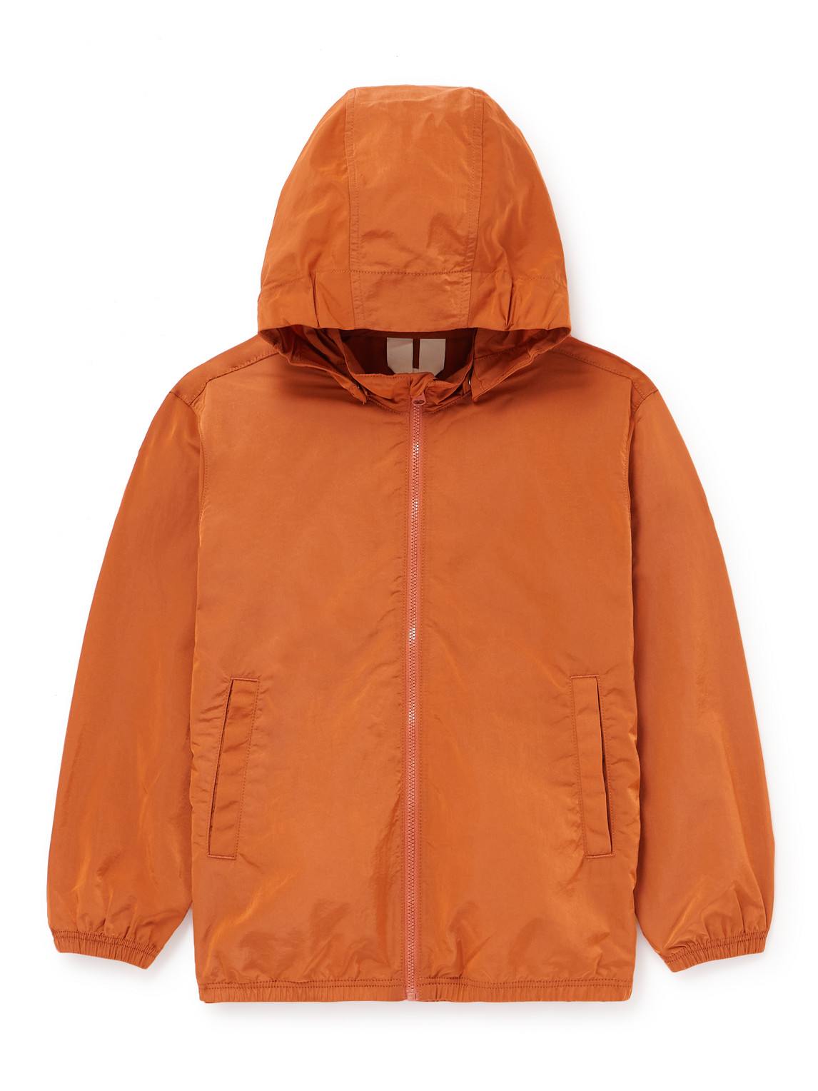 Arket Kids' Bobbie Shell Hooded Jacket In Orange