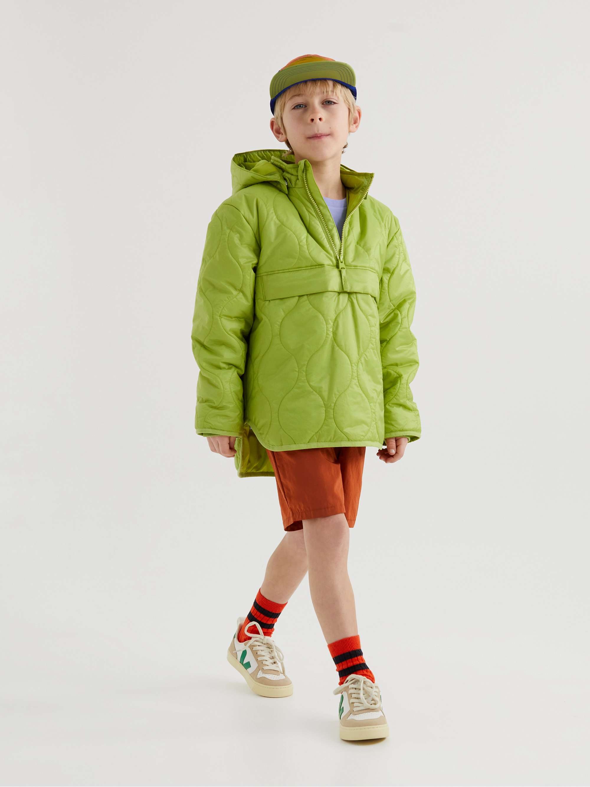ARKET KIDS Gloria Quilted Padded Shell Hooded Jacket