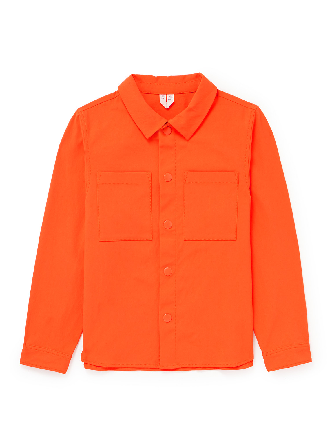 Arket Helmer Canvas Overshirt In Orange