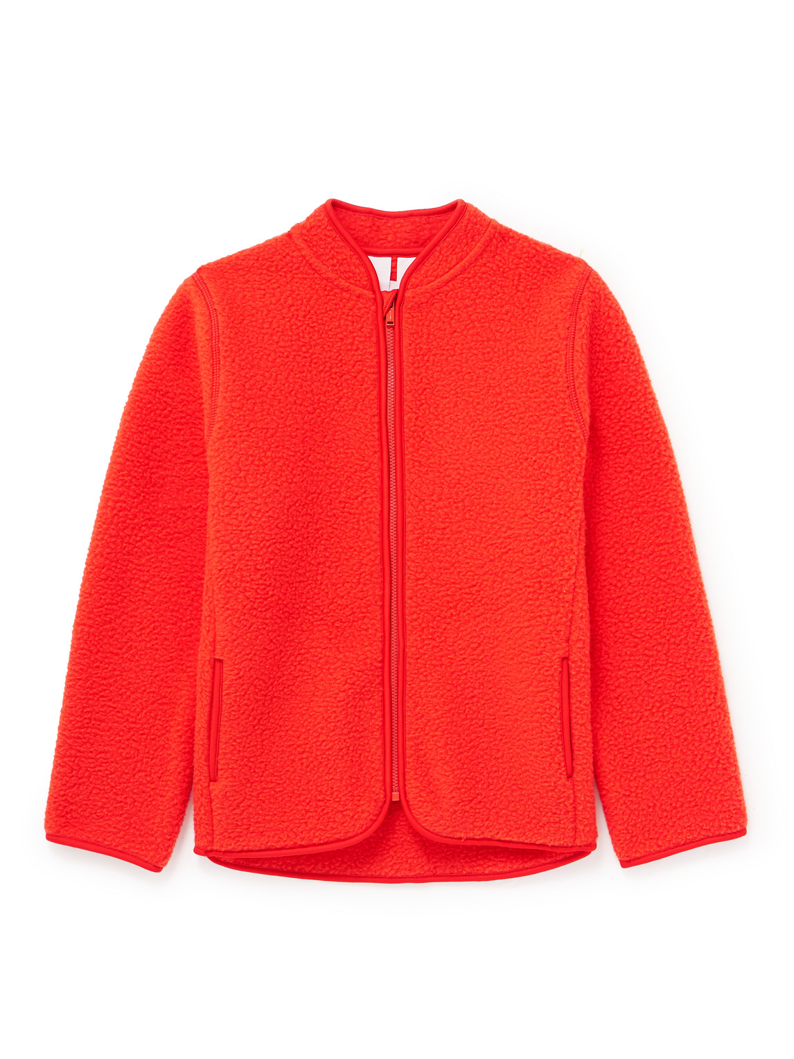 Arket Kids' Ludwig Cotton-fleece Jacket In Red