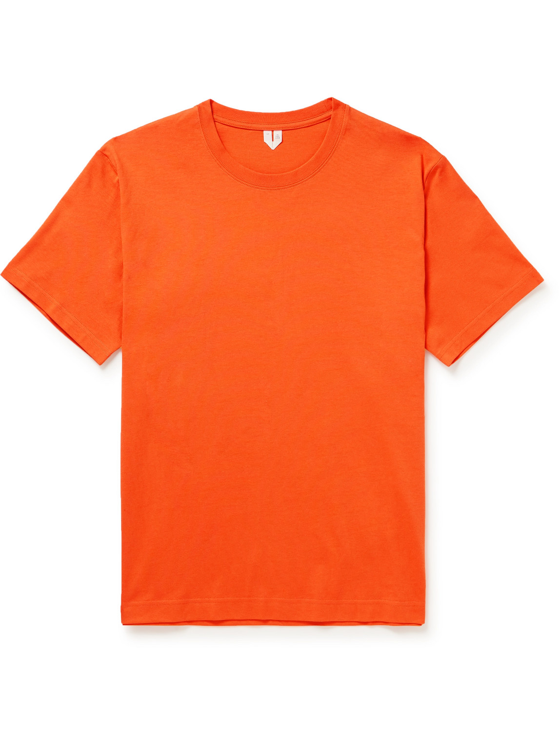 Arket Niko Organic Cotton-jersey T-shirt In Orange
