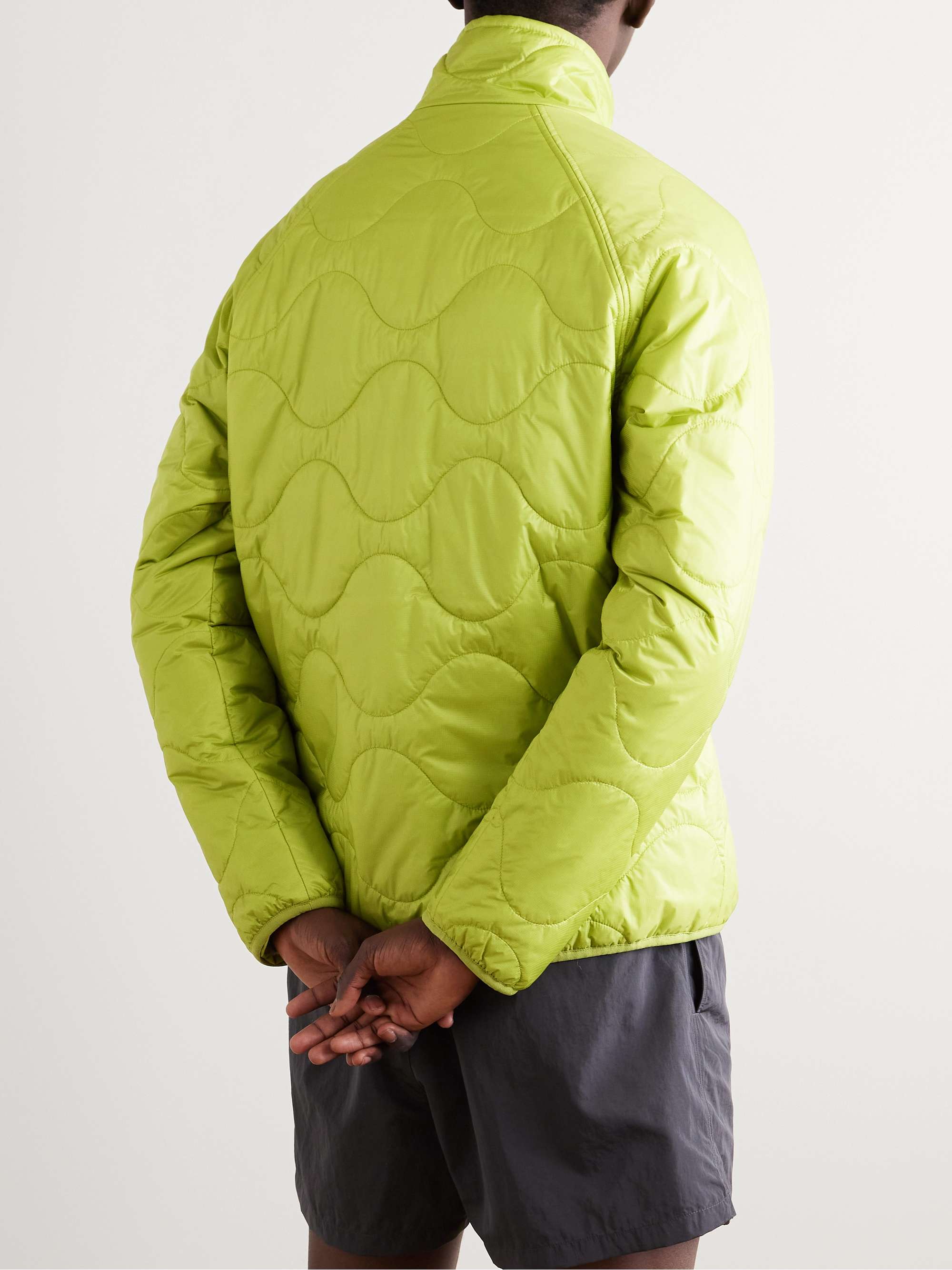 ARKET Runner Quilted Recycled-Shell Half-Zip Jacket