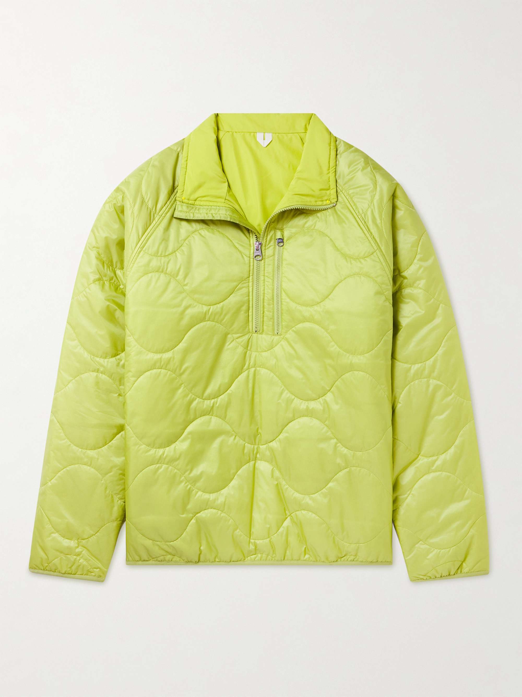 ARKET Runner Quilted Recycled-Shell Half-Zip Jacket