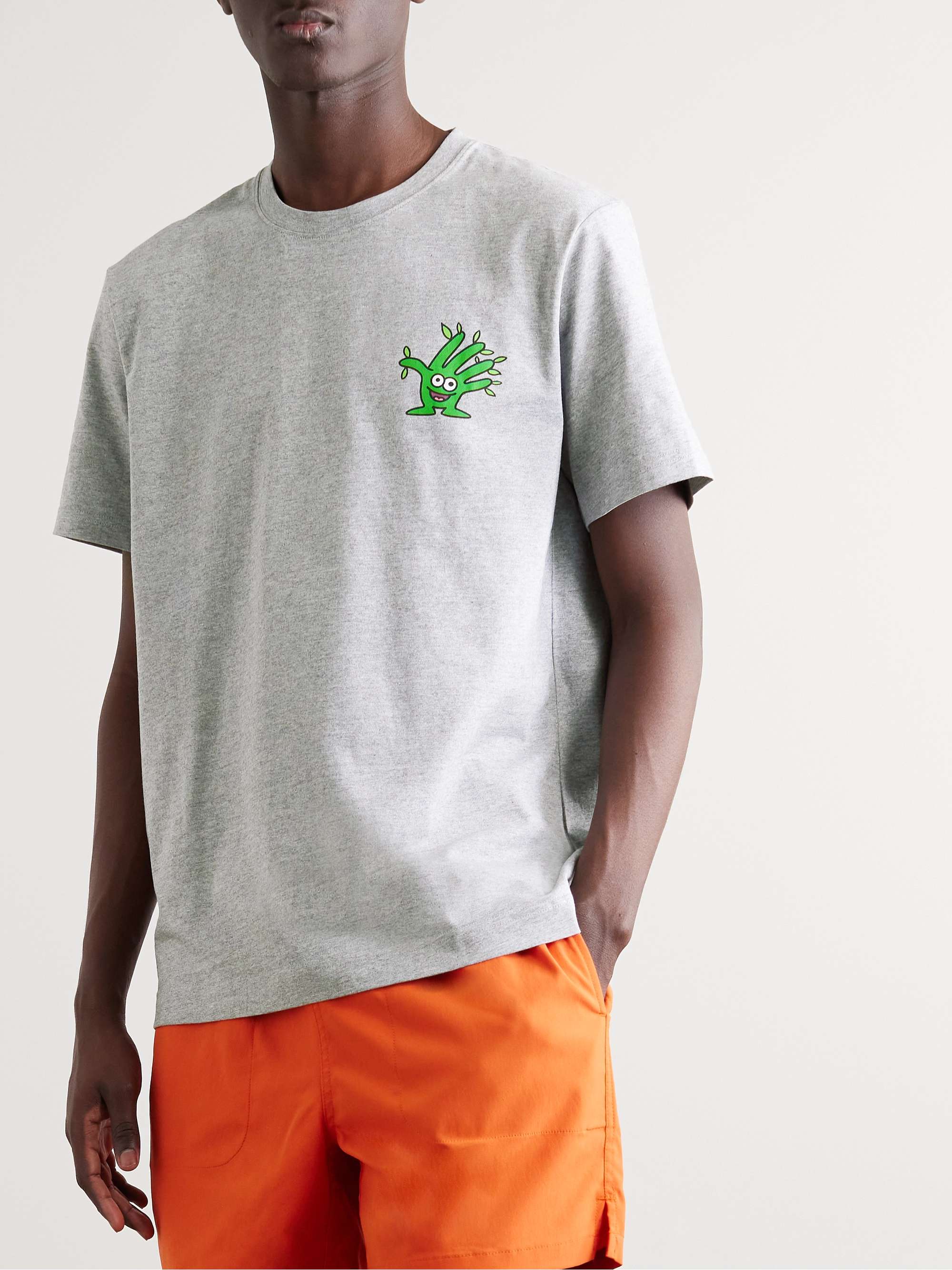 ARKET Niko Printed Organic Cotton-Jersey T-Shirt