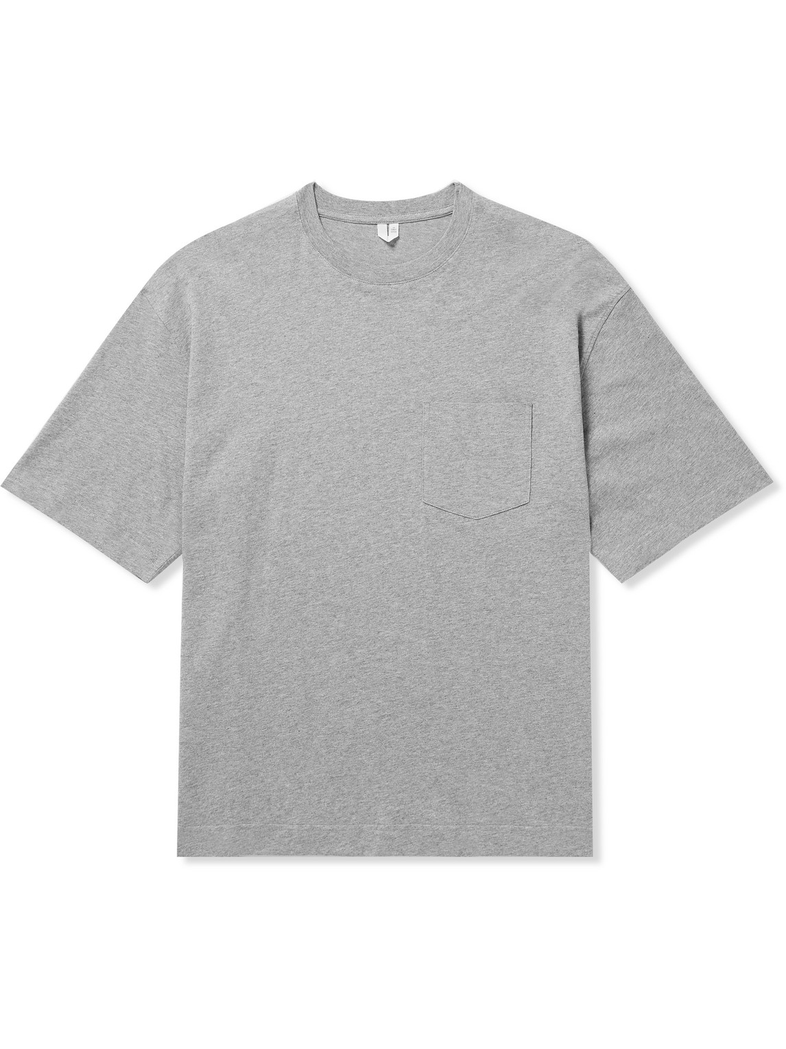 Arket Okar Organic Cotton-jersey T-shirt In Gray