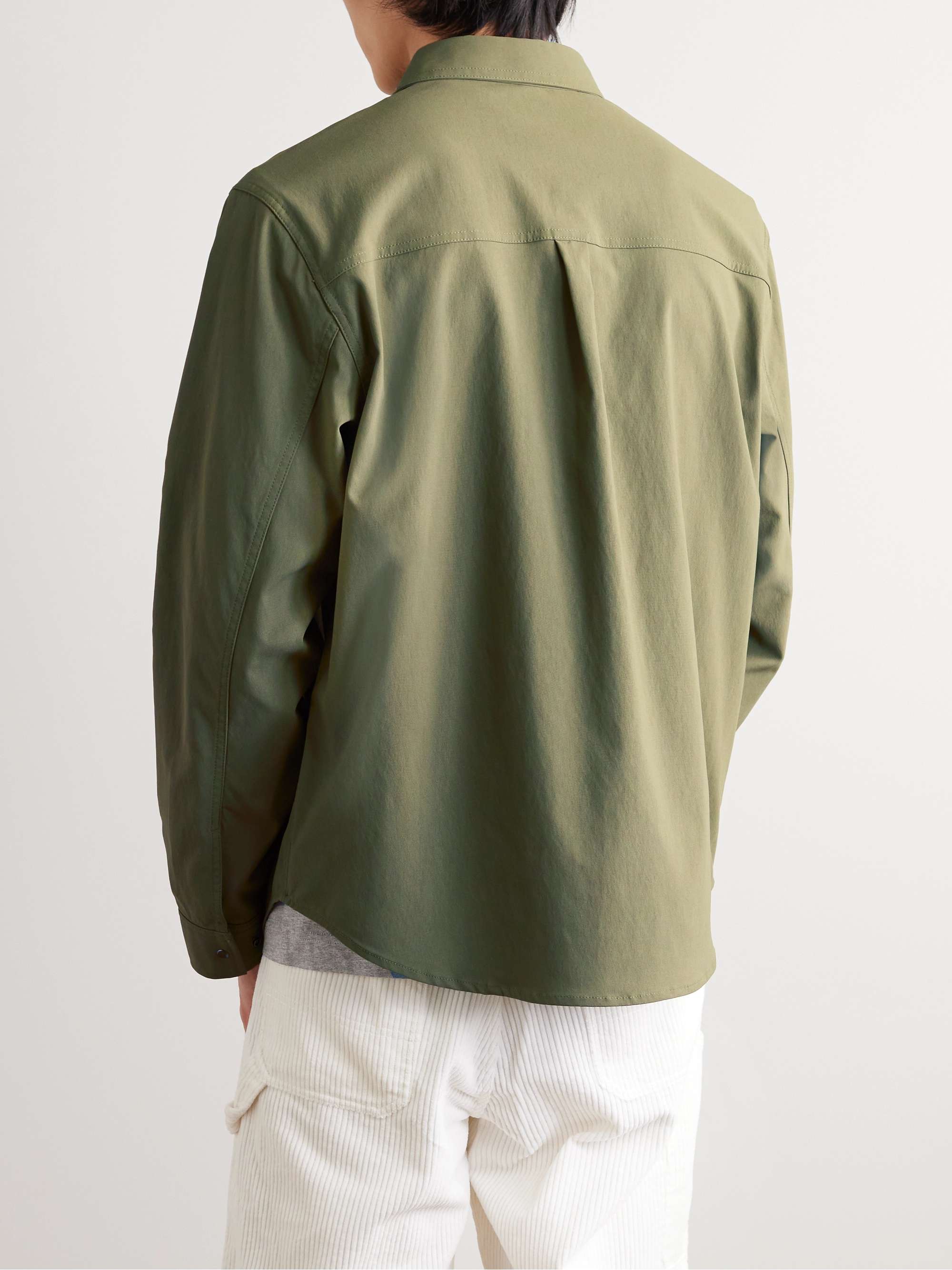 ARKET Rupet Stretch Recycled Canvas Shirt