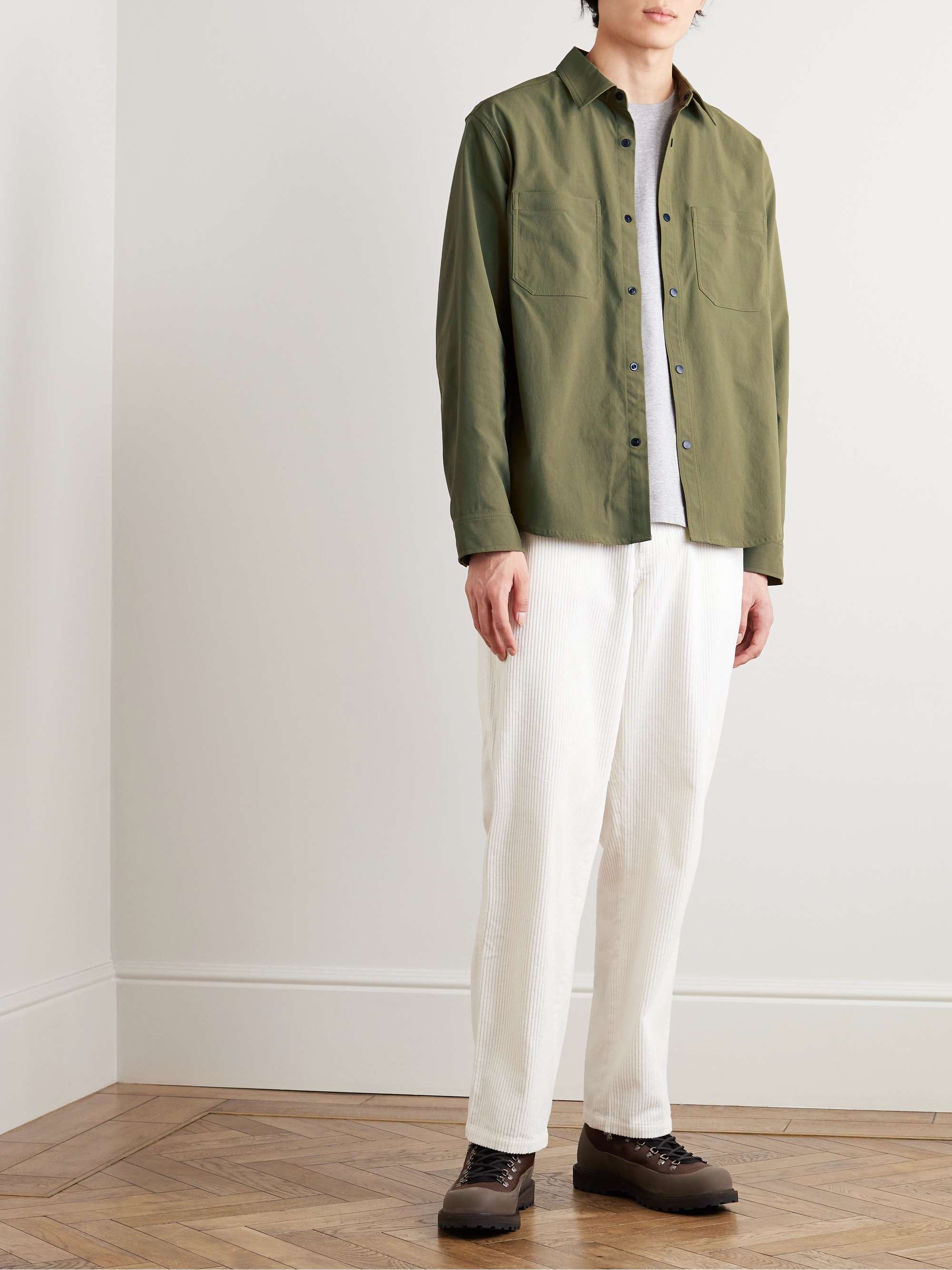 ARKET Rupet Stretch Recycled Canvas Shirt
