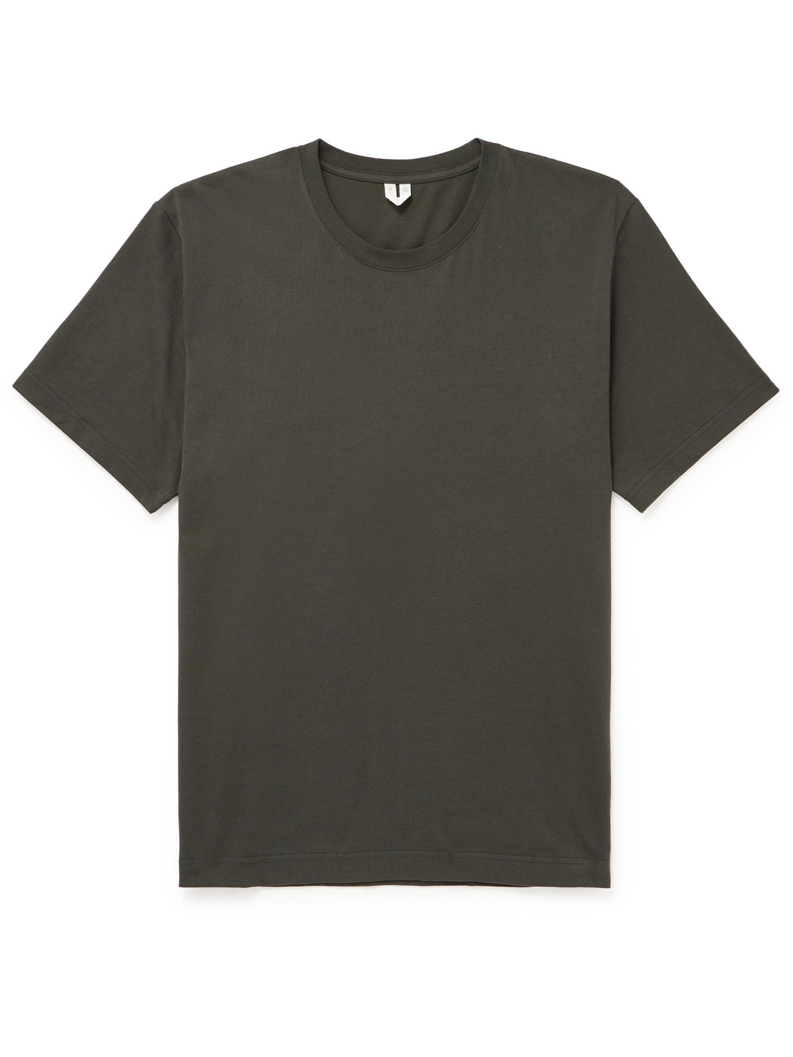 Arket Niko Organic Cotton-jersey T-shirt In Green