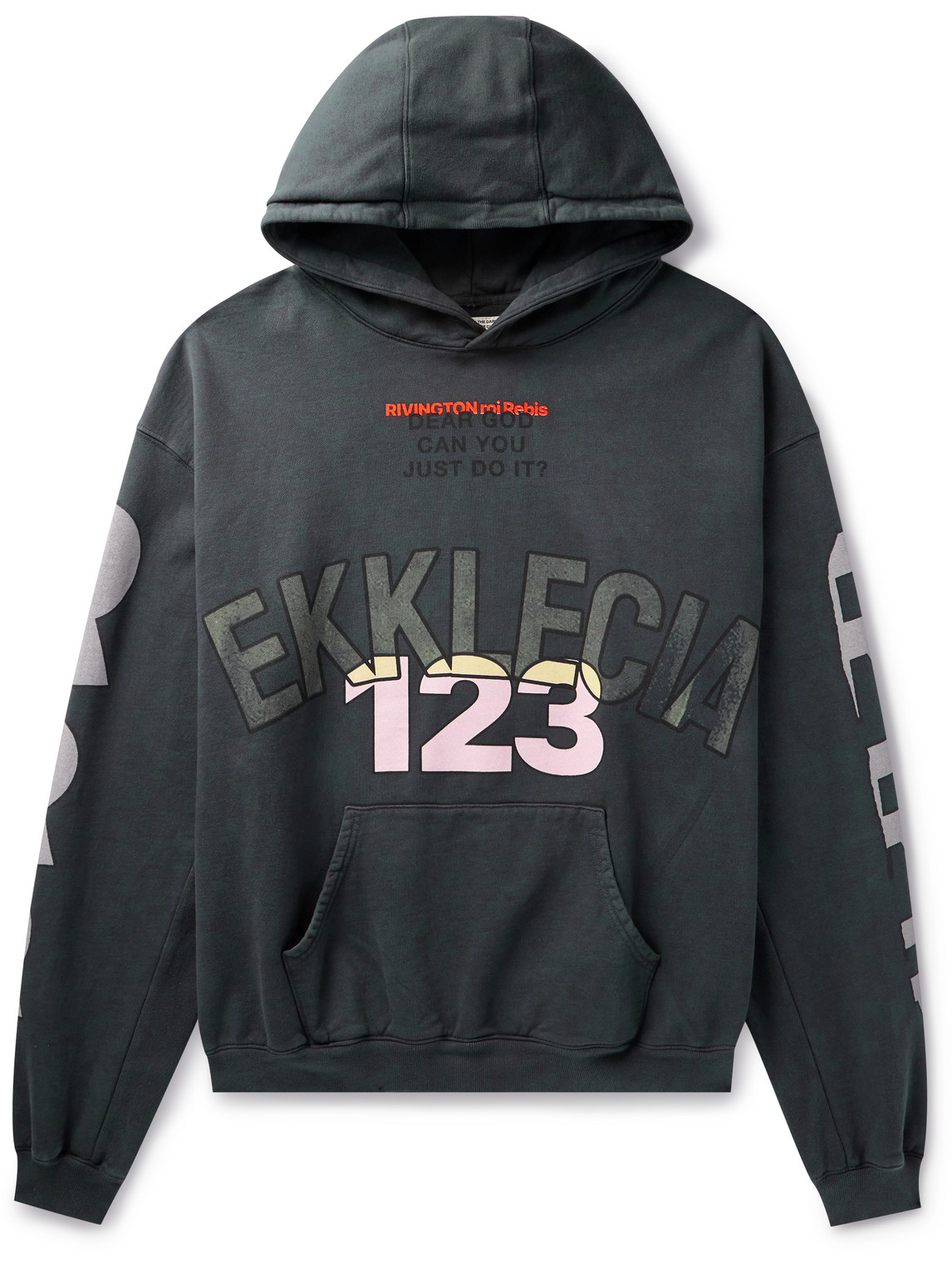 Ekklecia Logo-Print Cotton-Jersey Hoodie