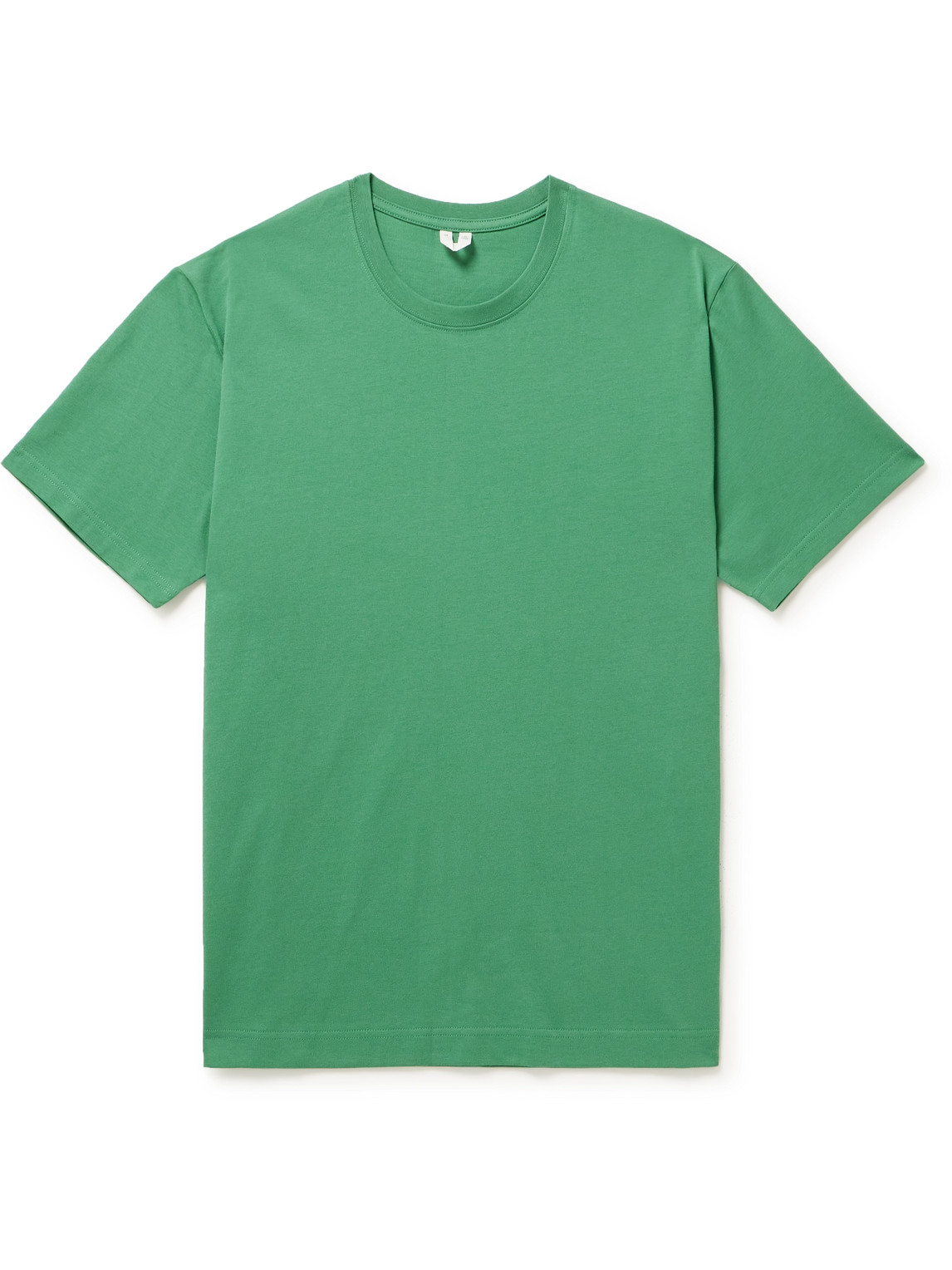 Arket Niko Organic Cotton-jersey T-shirt In Green