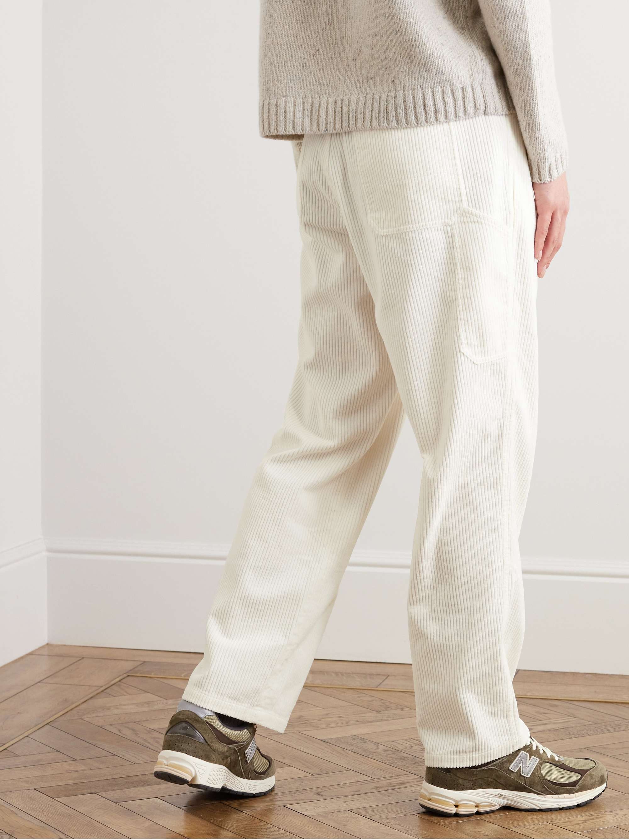 ARKET Edsviken Straight-Leg Cotton-Corduroy Trousers