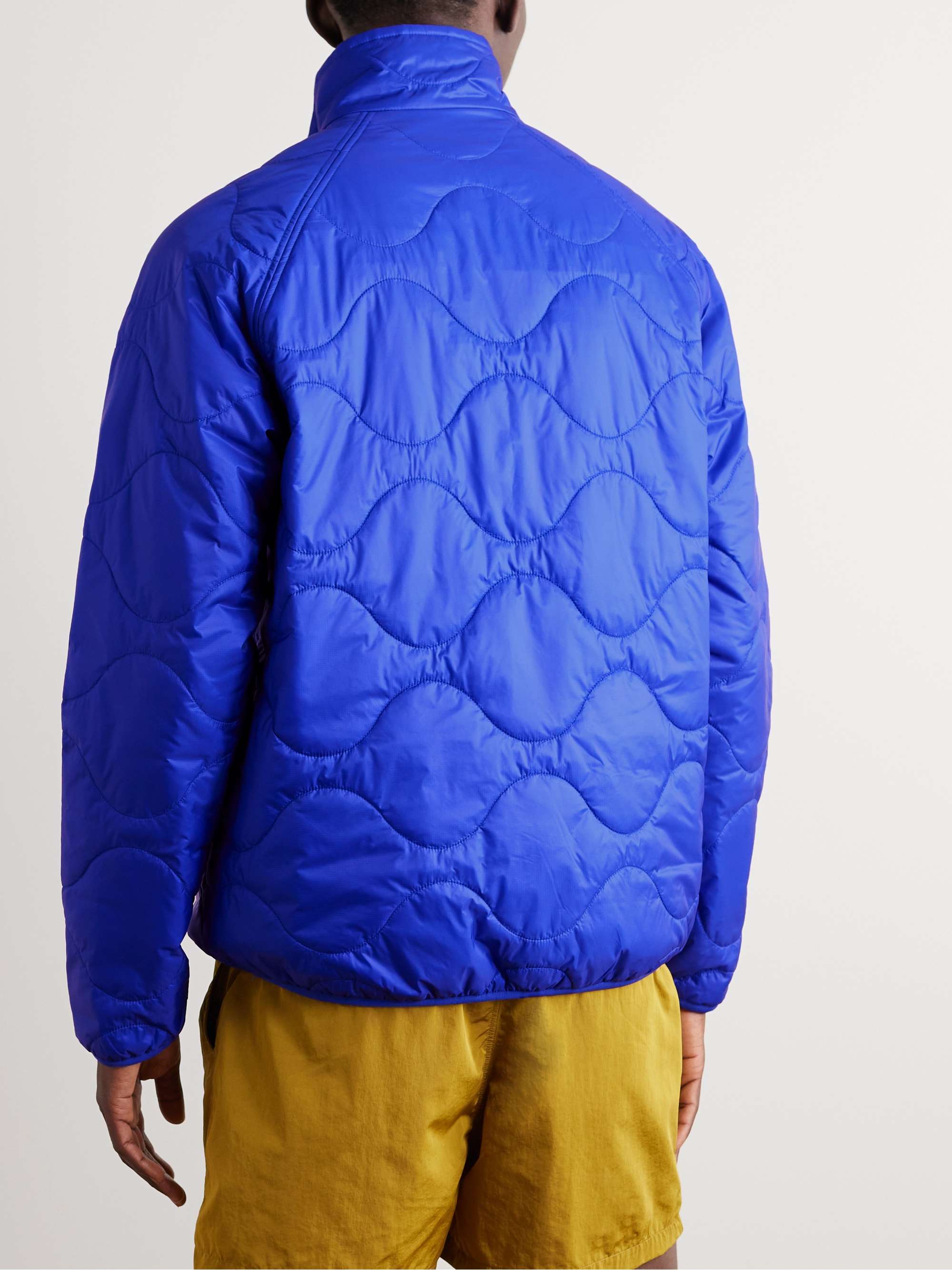 ARKET Runner Quilted Recycled-Shell Half-Zip Jacket