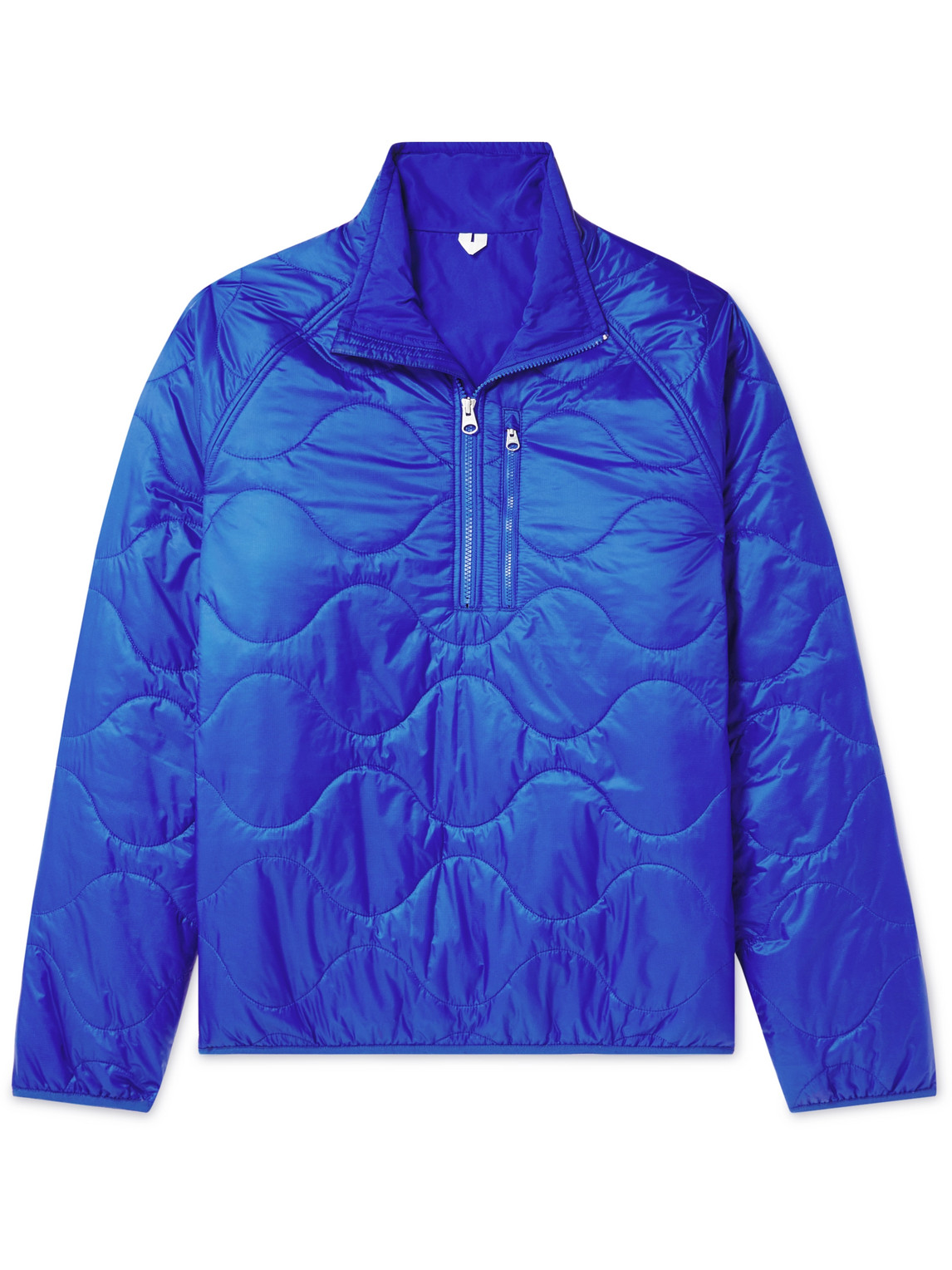 Runner Quilted Recycled-Shell Half-Zip Jacket