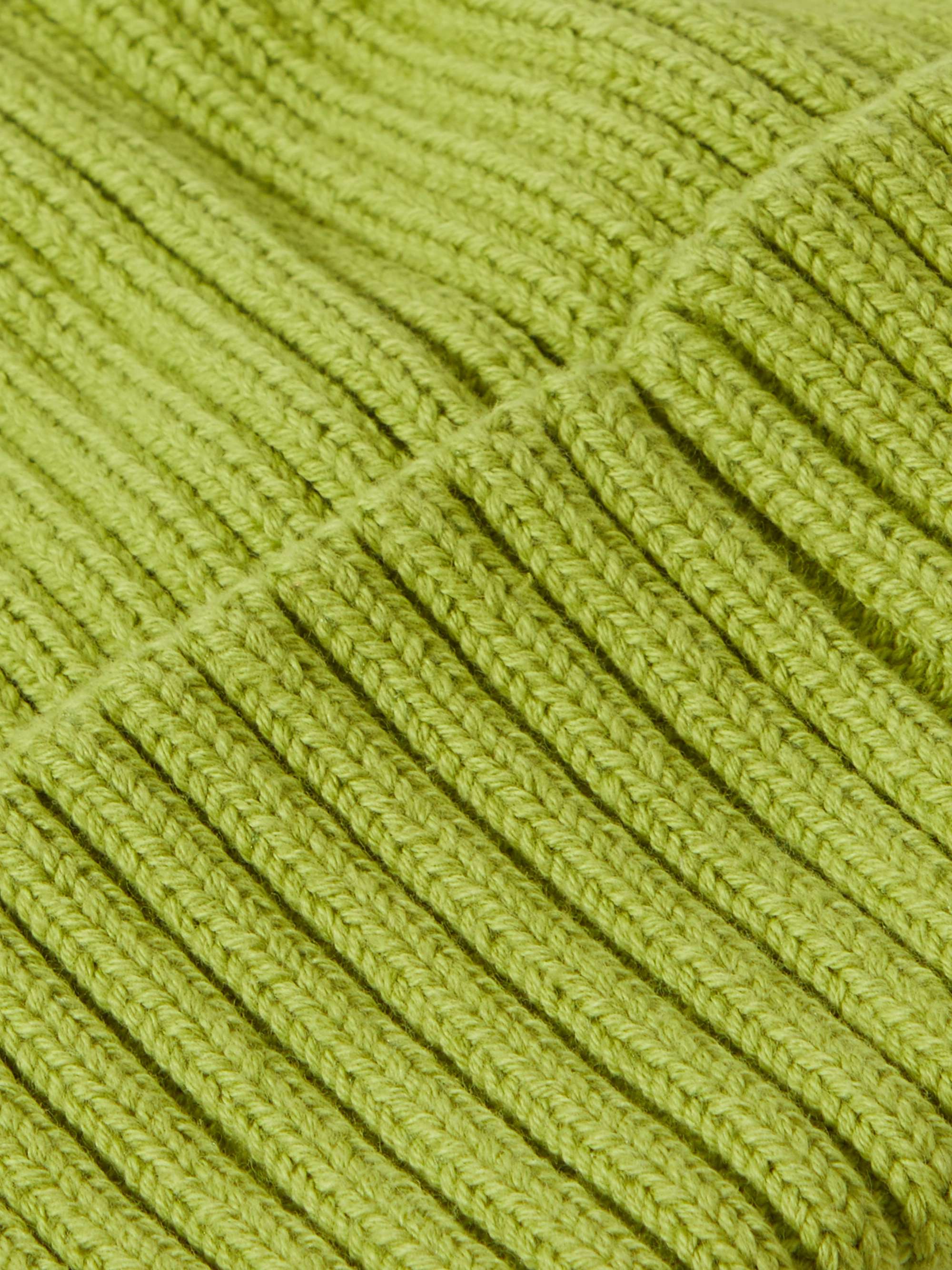 ARKET June Ribbed Cotton-Blend Beanie