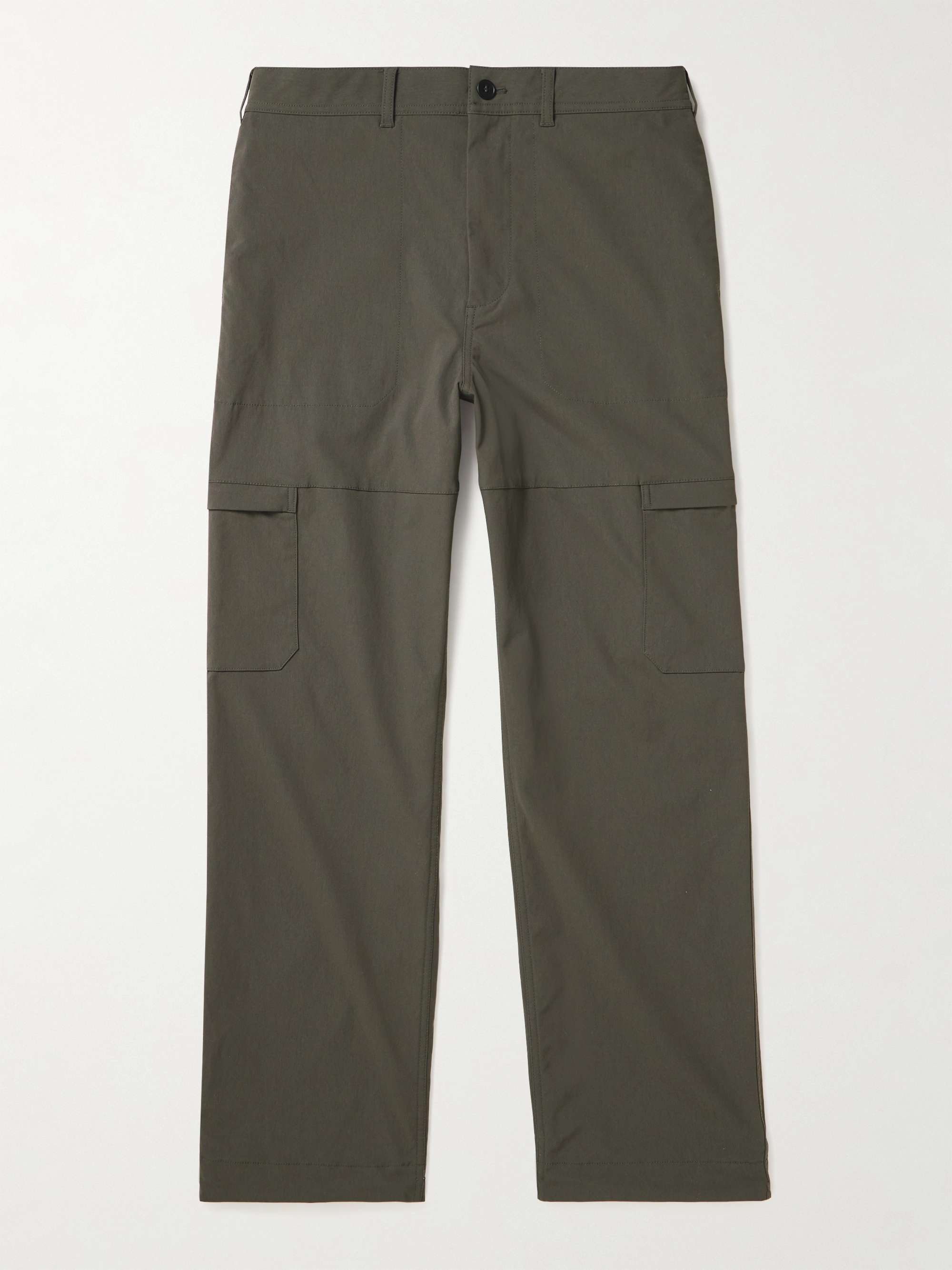 The Elder Statesman Green Patch Trousers