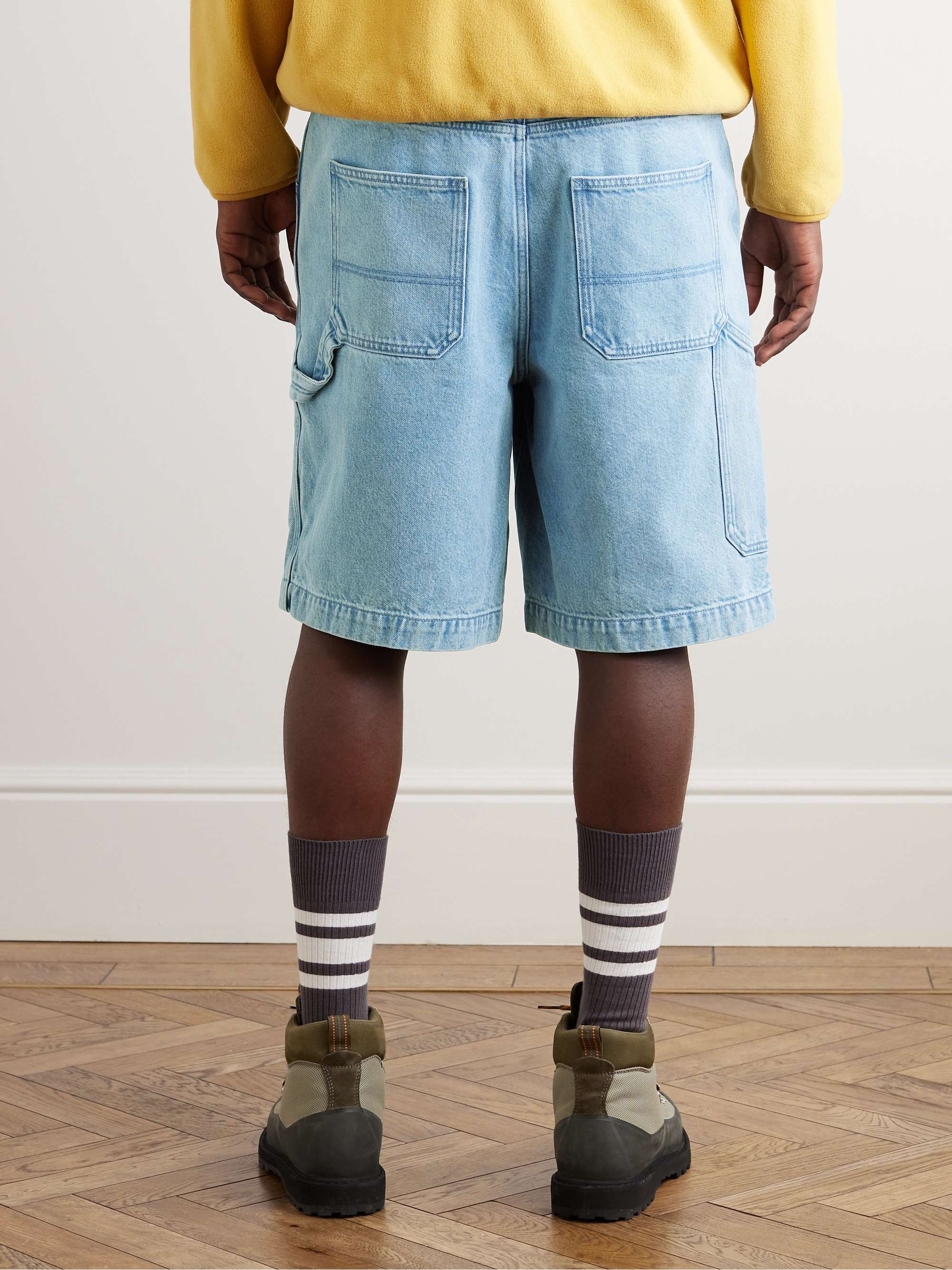 ARKET Frank Straight-Leg Denim Cargo Shorts